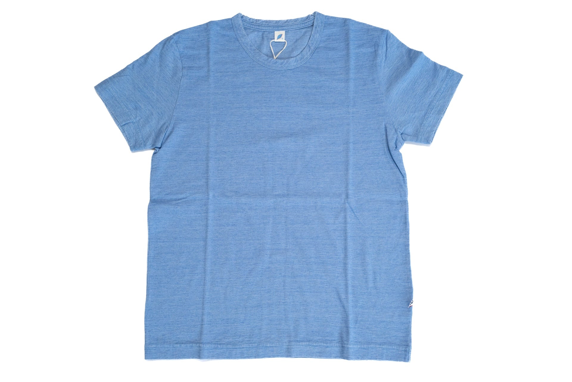 Pure Blue Japan 6.5oz "Signature" Indigo Dyed Tee (Icy Indigo)