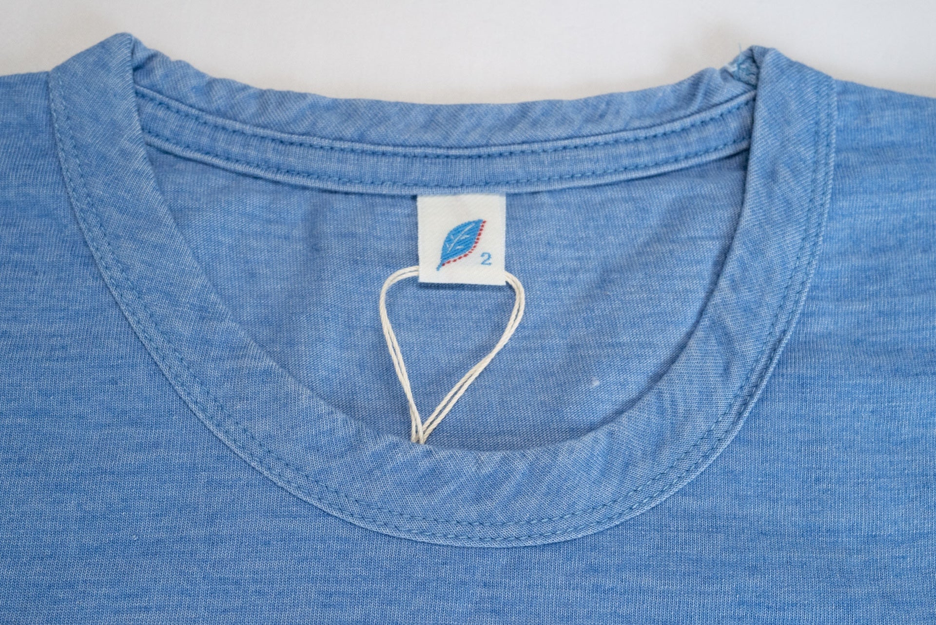 Pure Blue Japan 6.5oz "Signature" Indigo Dyed Tee (Icy Indigo)