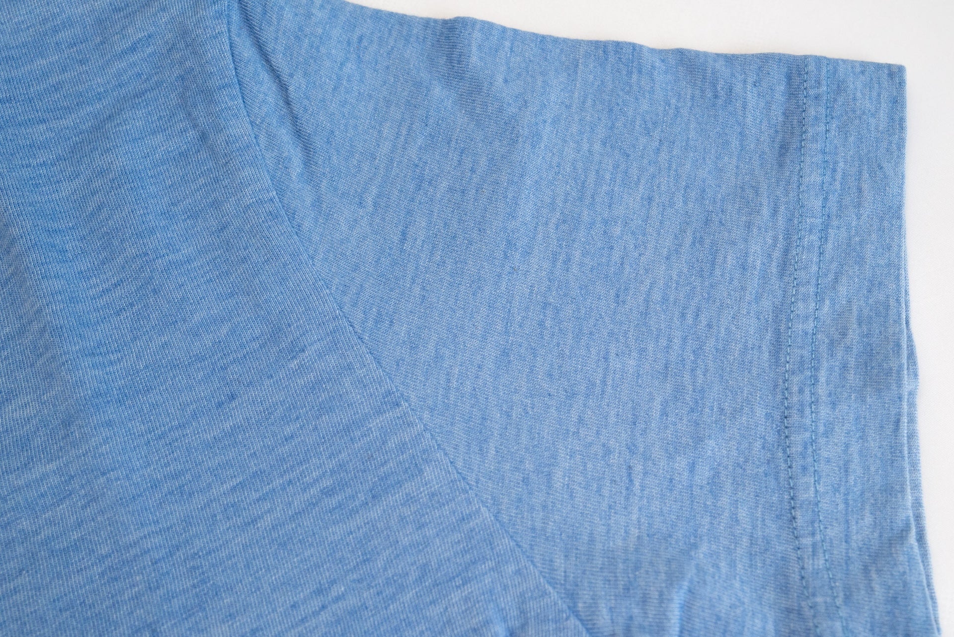 Pure Blue Japan 6.5oz "Signature" Indigo Dyed Tee (Icy Indigo)