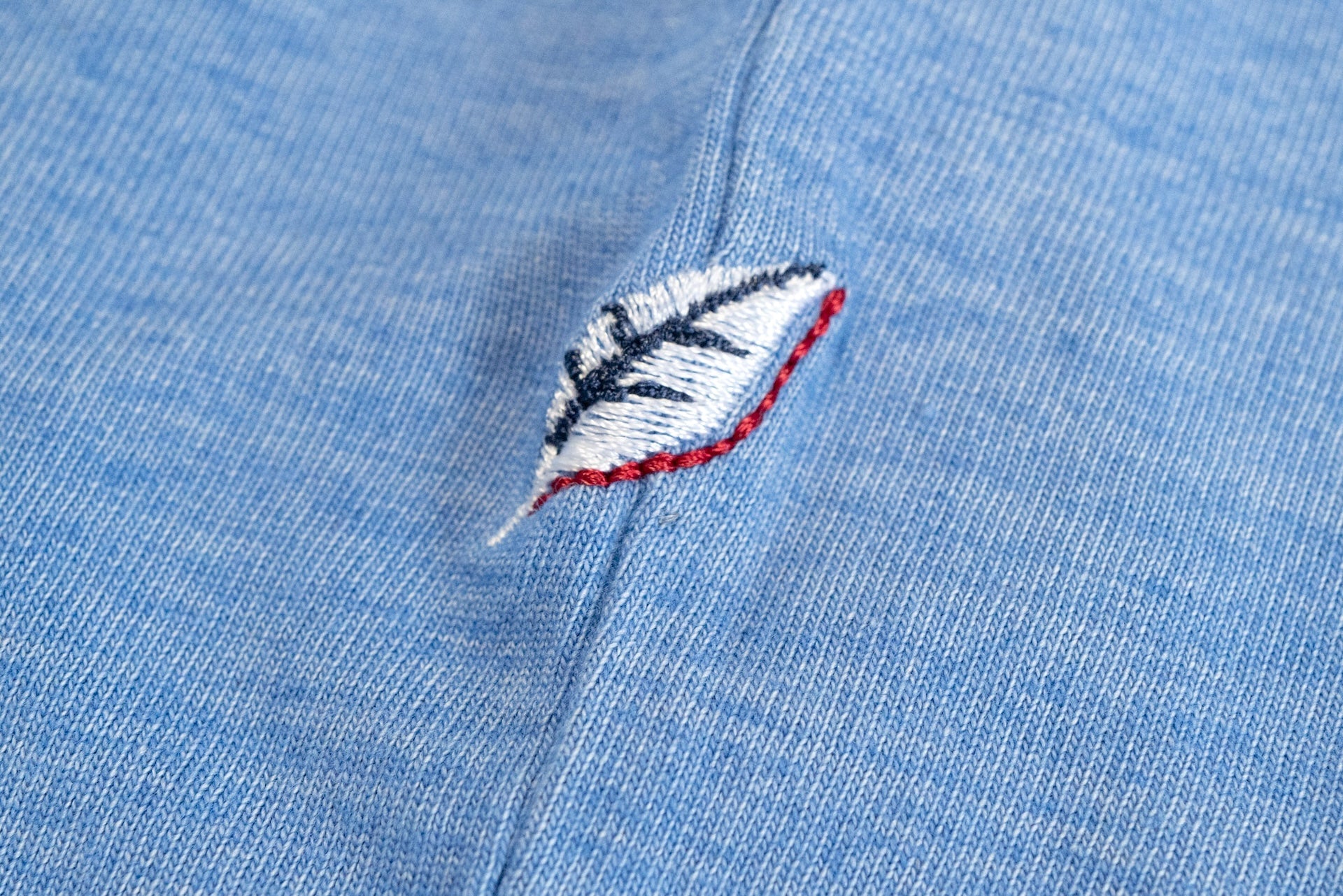 Pure Blue Japan 6.5oz "Signature" Indigo Dyed Tee (Icy Indigo)