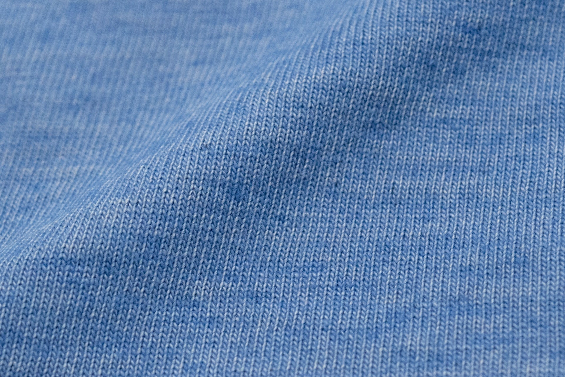 Pure Blue Japan 6.5oz "Signature" Indigo Dyed Pocket Tee (Icy Indigo)