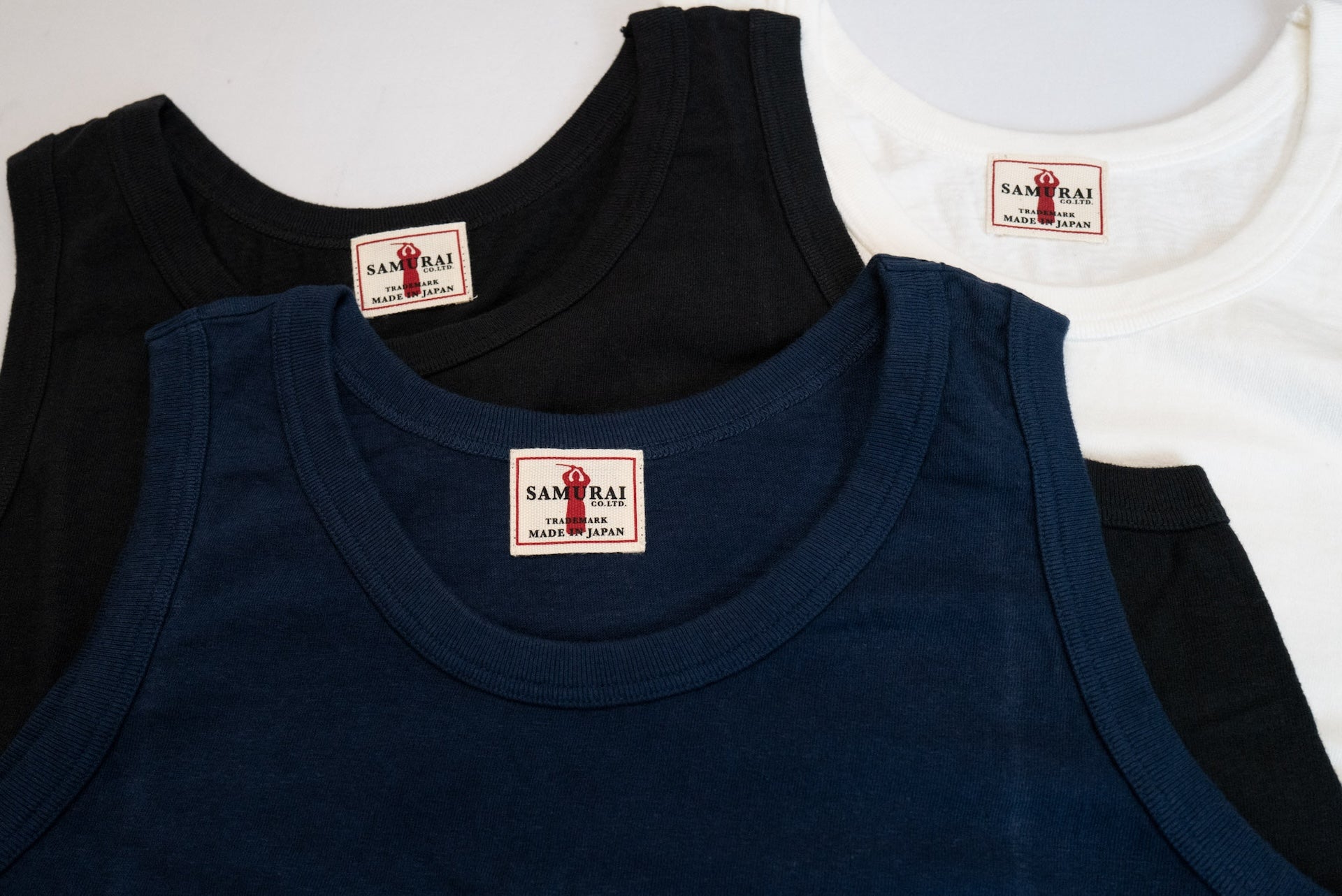 Samurai 6oz Super Slow Loopwheeled Tank Tee '23 Version (Navy)
