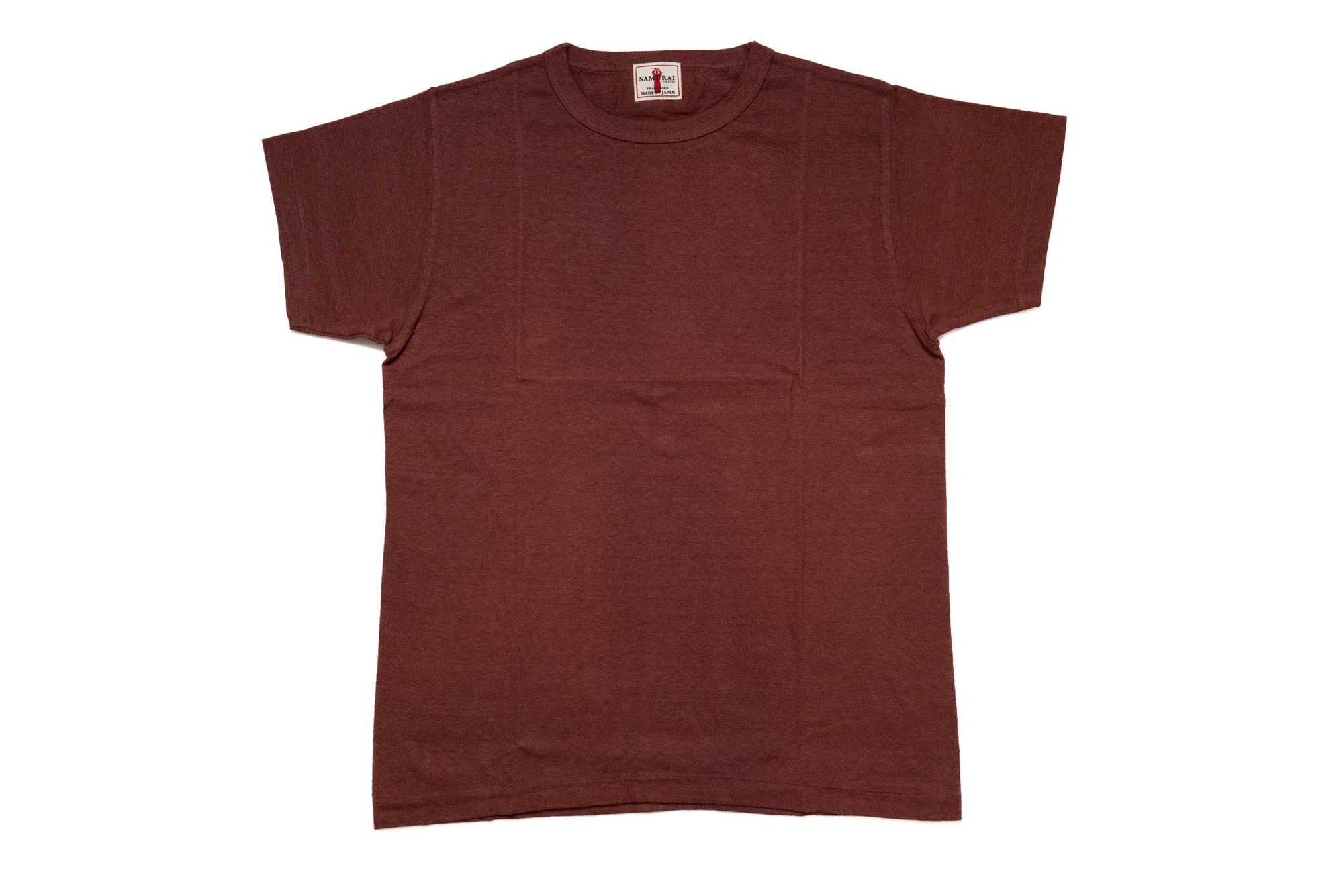 Samurai 6oz Super Slow Loopwheeled Tee (Burgundy)