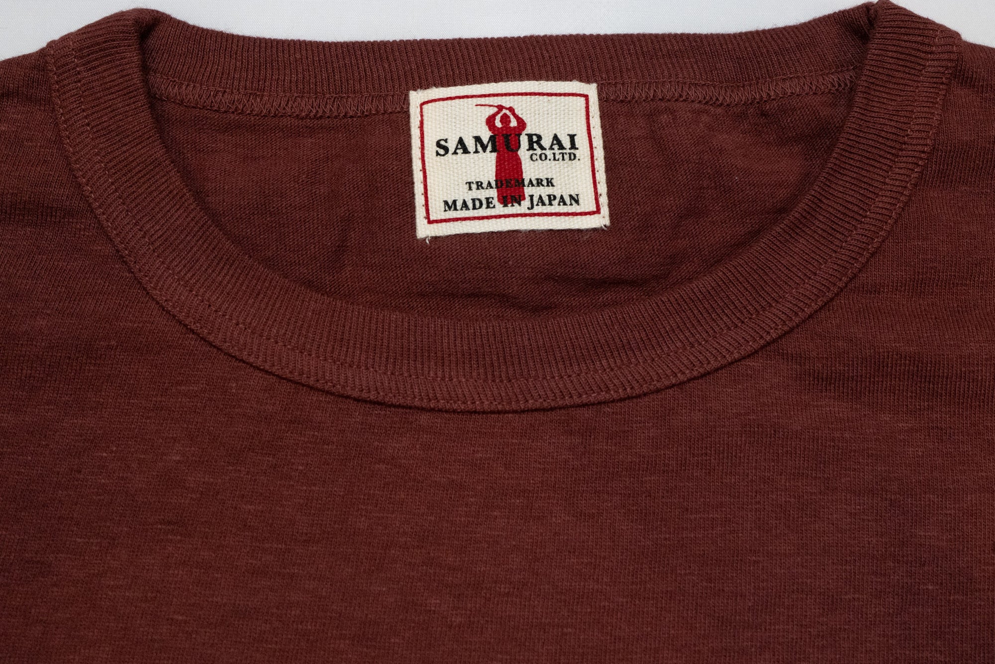 Samurai 6oz Super Slow Loopwheeled Tee (Burgundy)