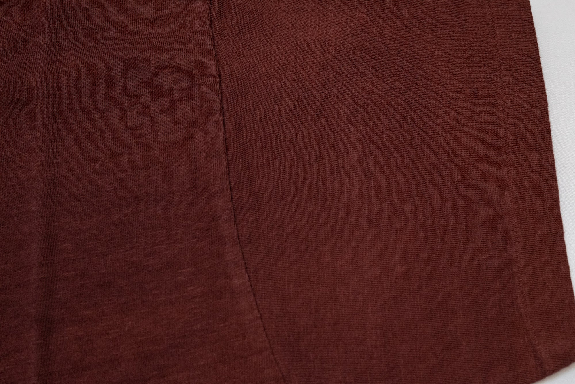 Samurai 6oz Super Slow Loopwheeled Tee (Burgundy)