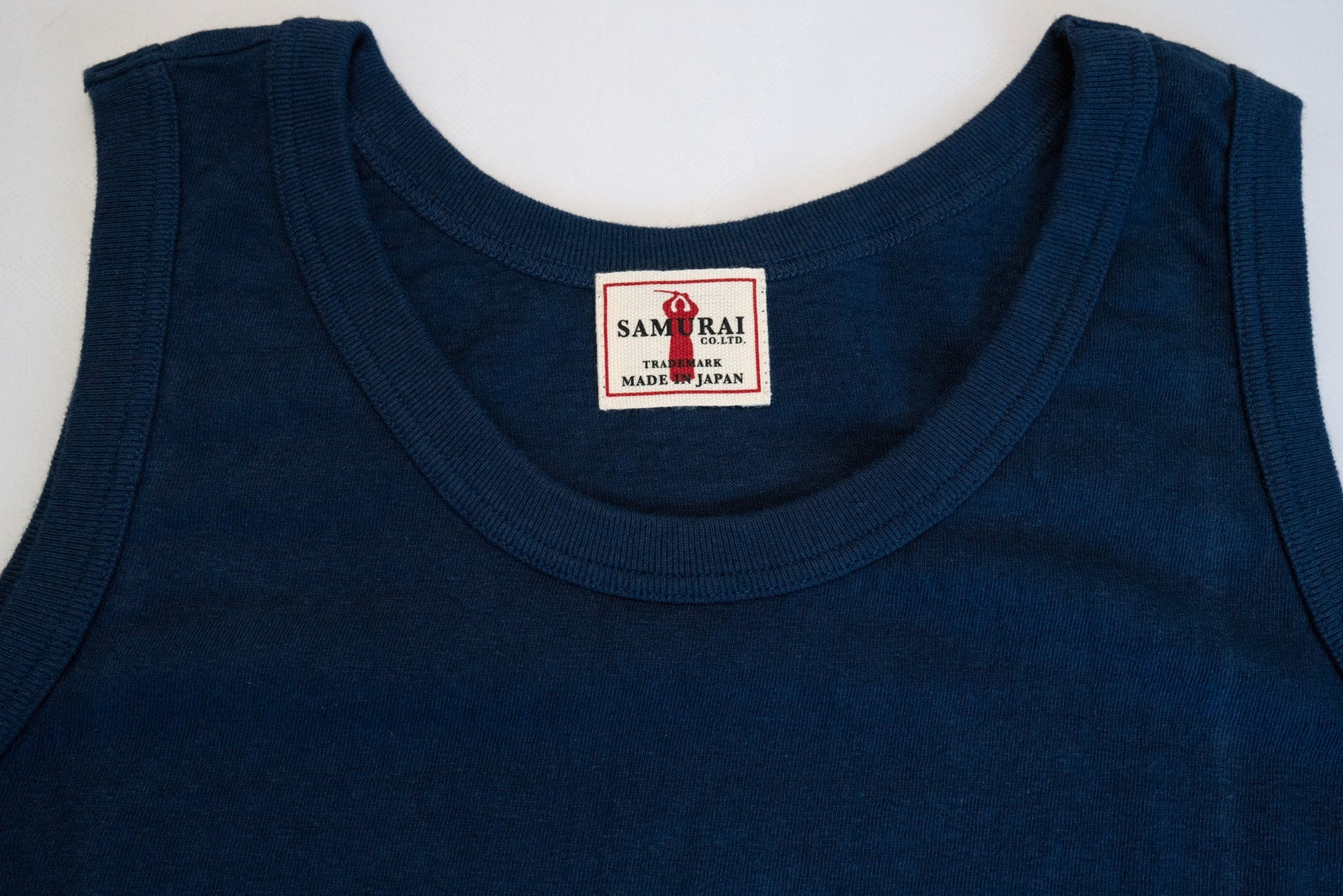 Samurai 6oz Super Slow Loopwheeled Tank Tee '23 Version (Navy)