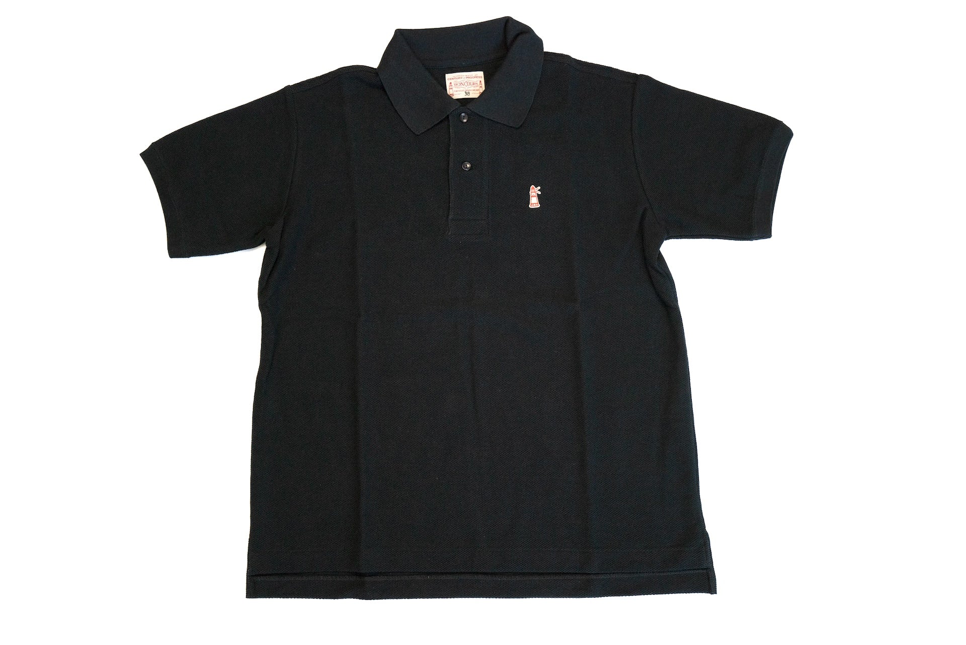 Boncoura Heavyweight Polo Shirt (Black)