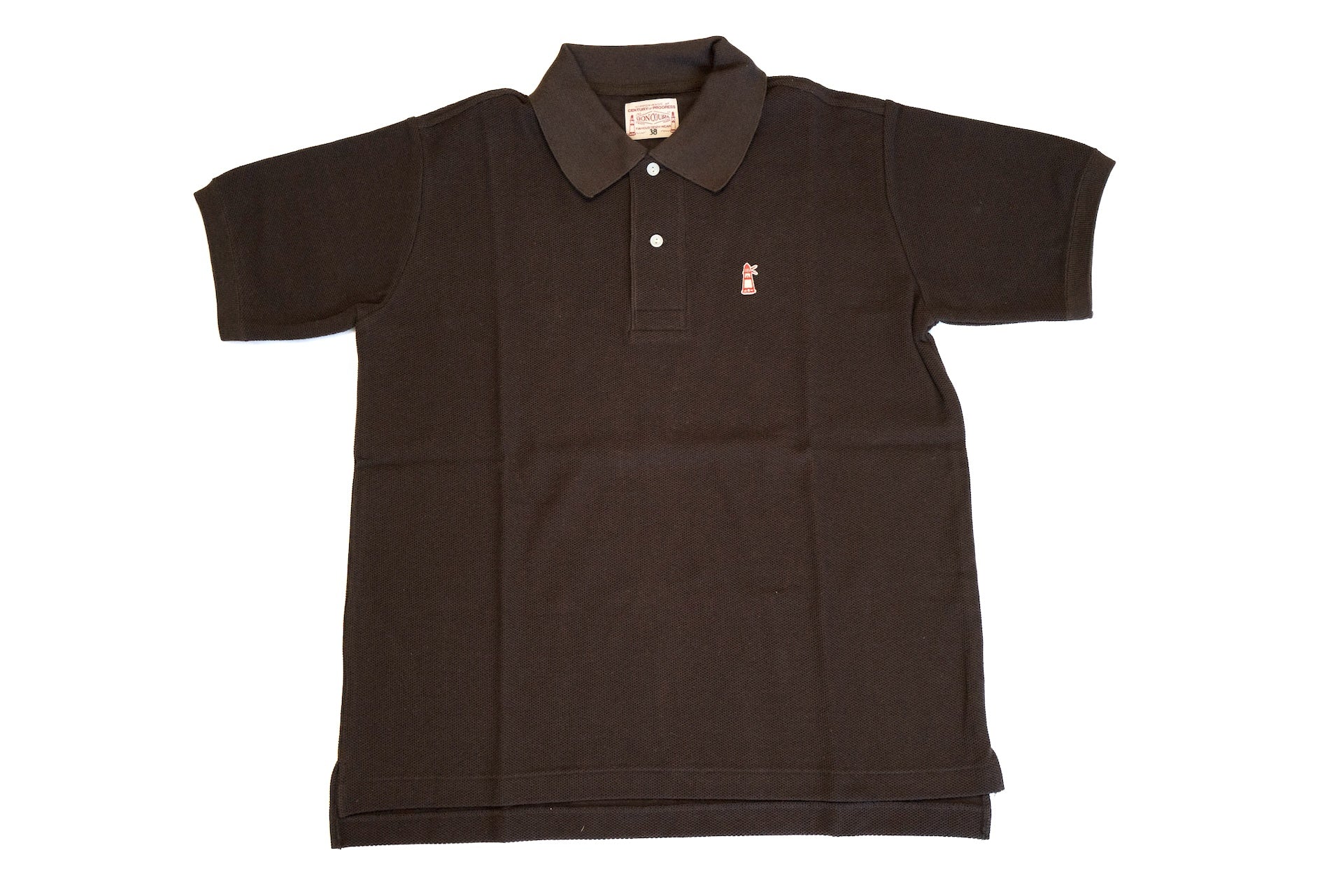 Boncoura Heavyweight Polo Shirt (Chocolate Brown)