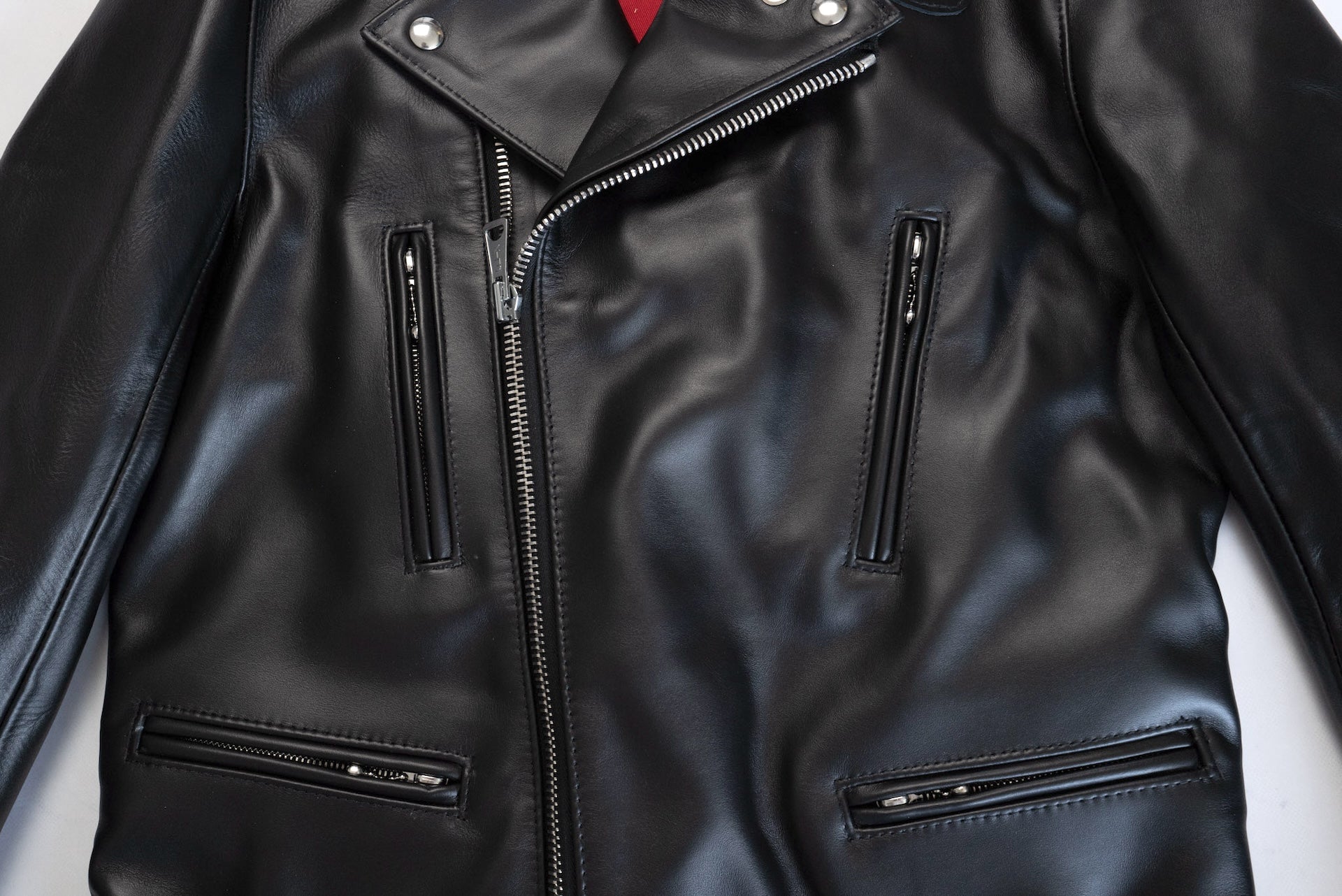 Lewis Leathers Black Horsehide 'Lightning' 391T Jacket (Tight Fit)