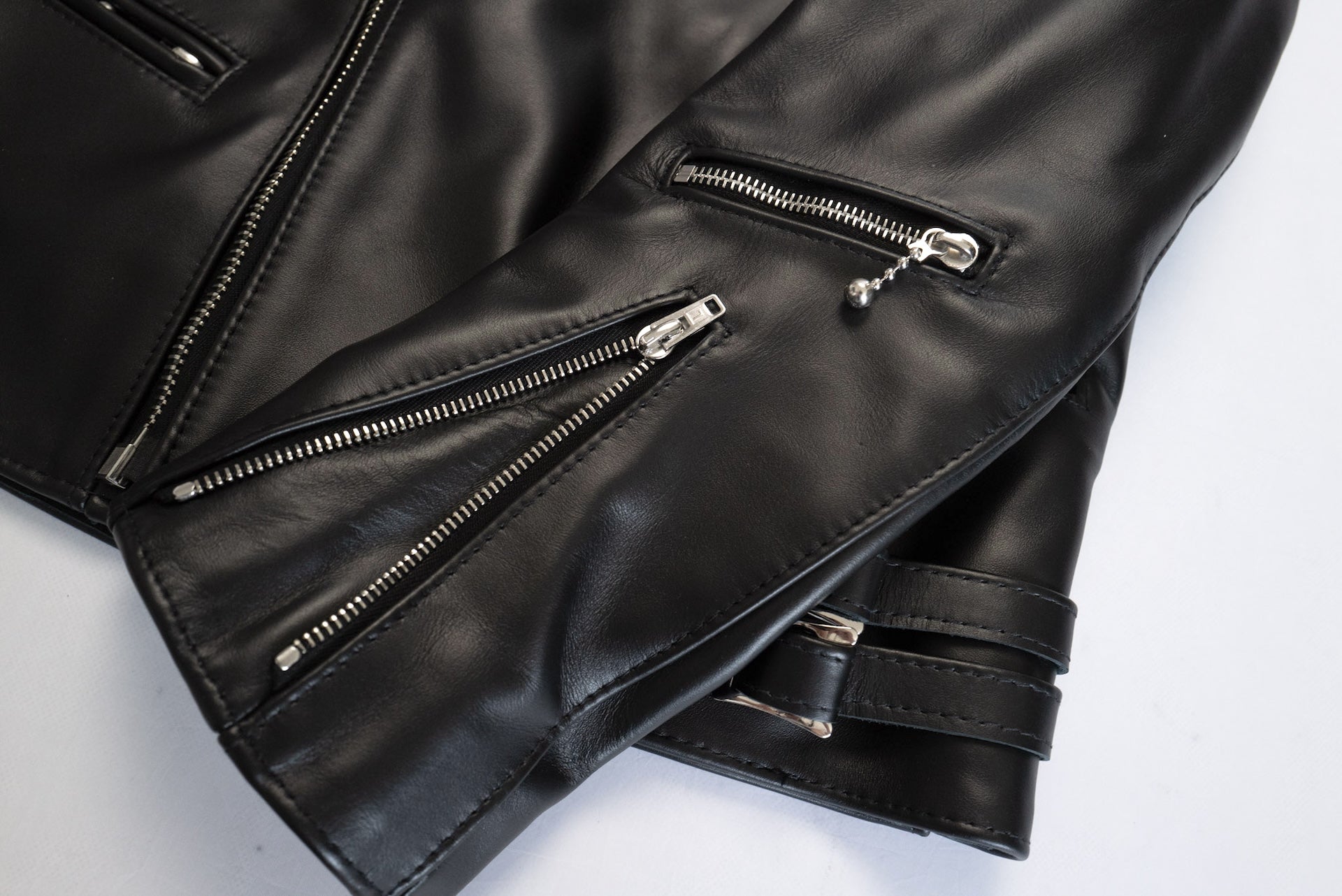 Lewis Leathers Black Horsehide 'Lightning' 391T Jacket (Tight Fit)