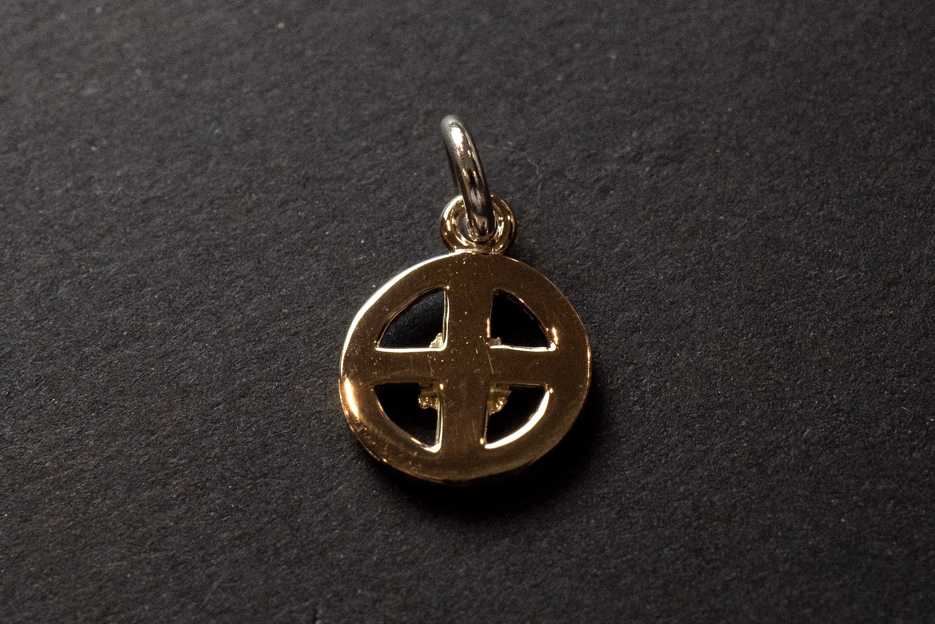 First Arrow's 18K Gold "Medicine Mark" Mini Pendant (P-775)