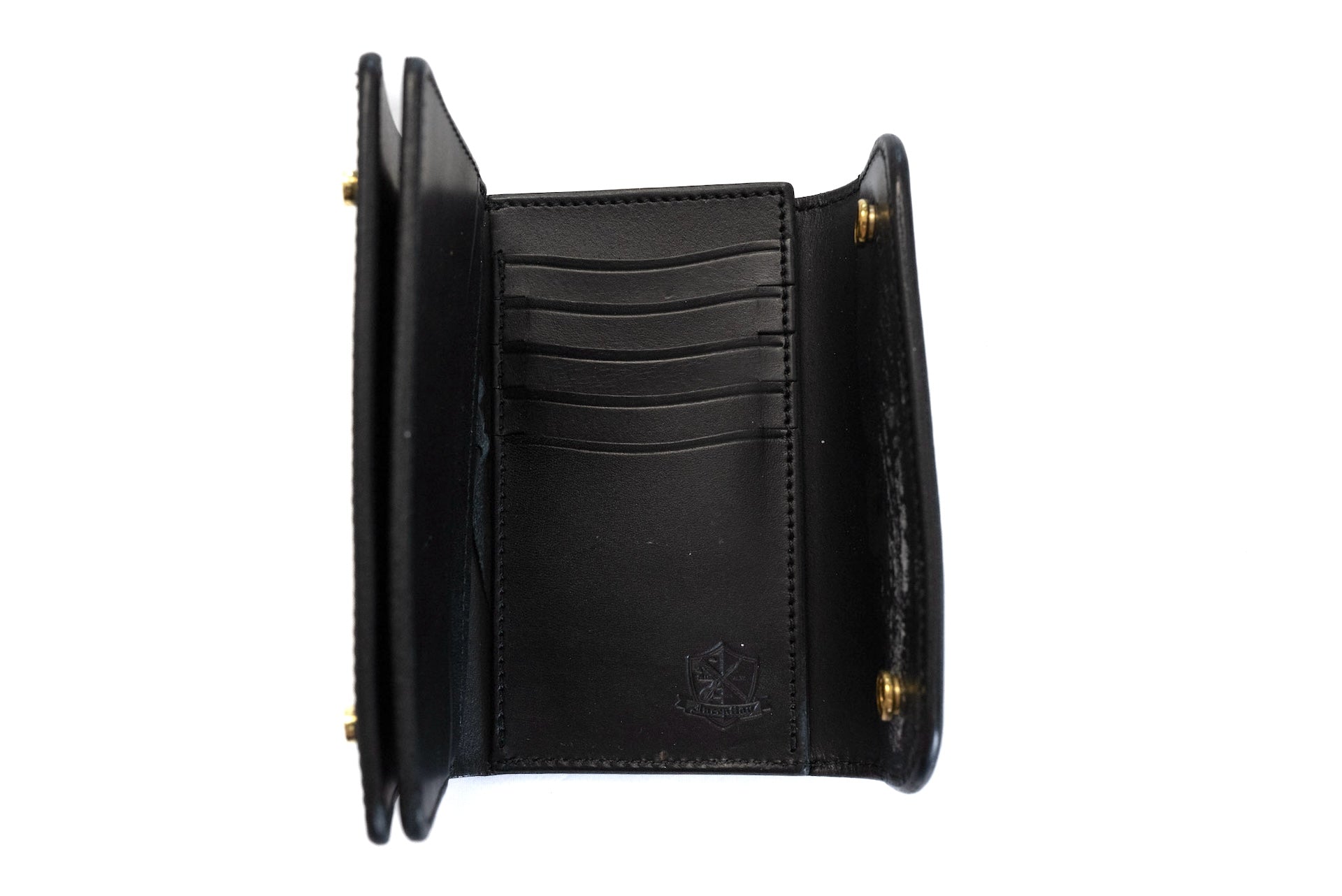 Inception by Accel Company 'Bridle Cowhide' Middle Wallets (Black)