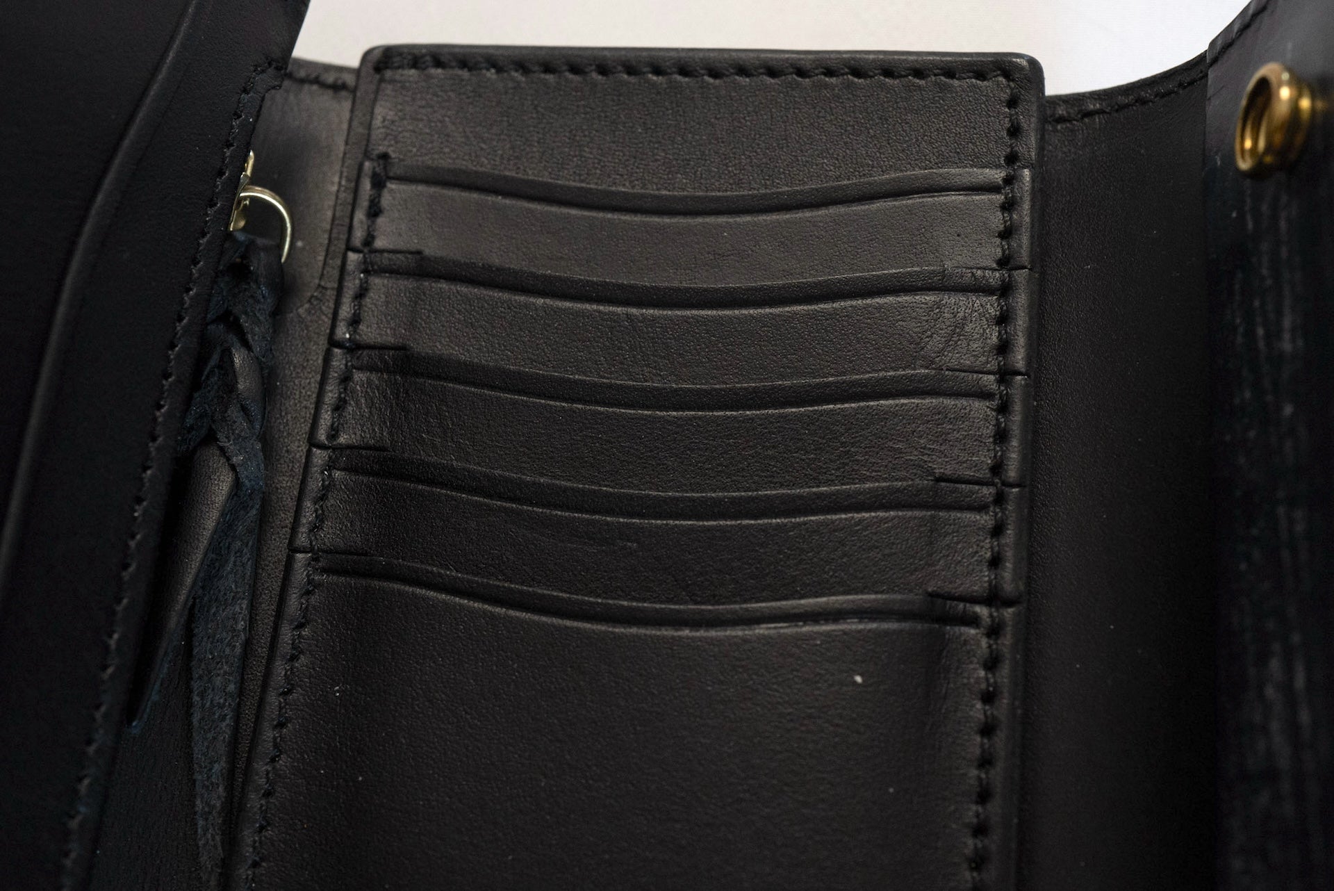 Inception by Accel Company 'Bridle Cowhide' Middle Wallets (Navy)