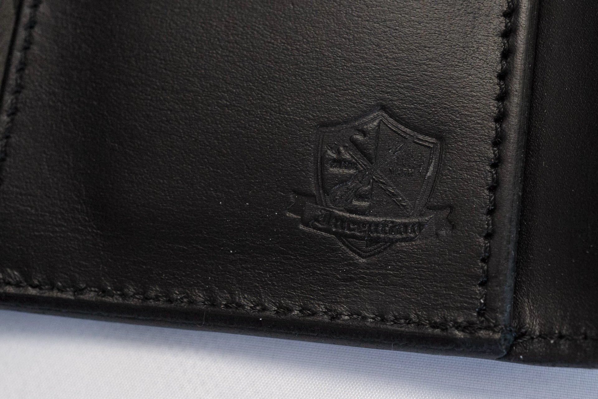 Inception by Accel Company 'Bridle Cowhide' Middle Wallets (Navy)