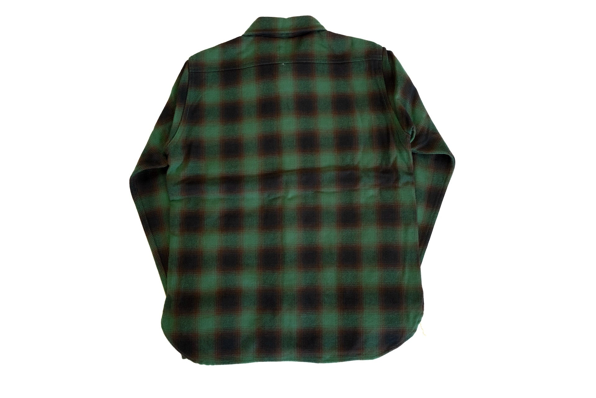 Iron Heart Ultra-Heavy Flannel Classic Check Work Shirt (Woodland Green)
