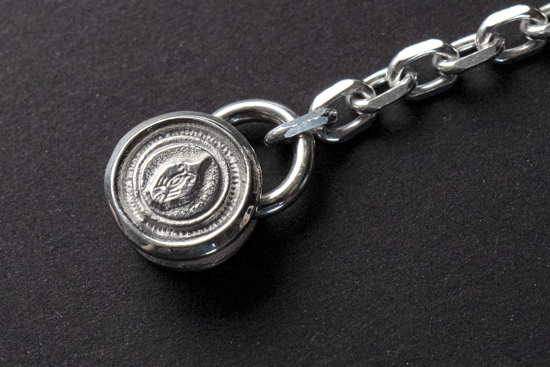 Legend Medium Silver Necklace with "Flora" Hook