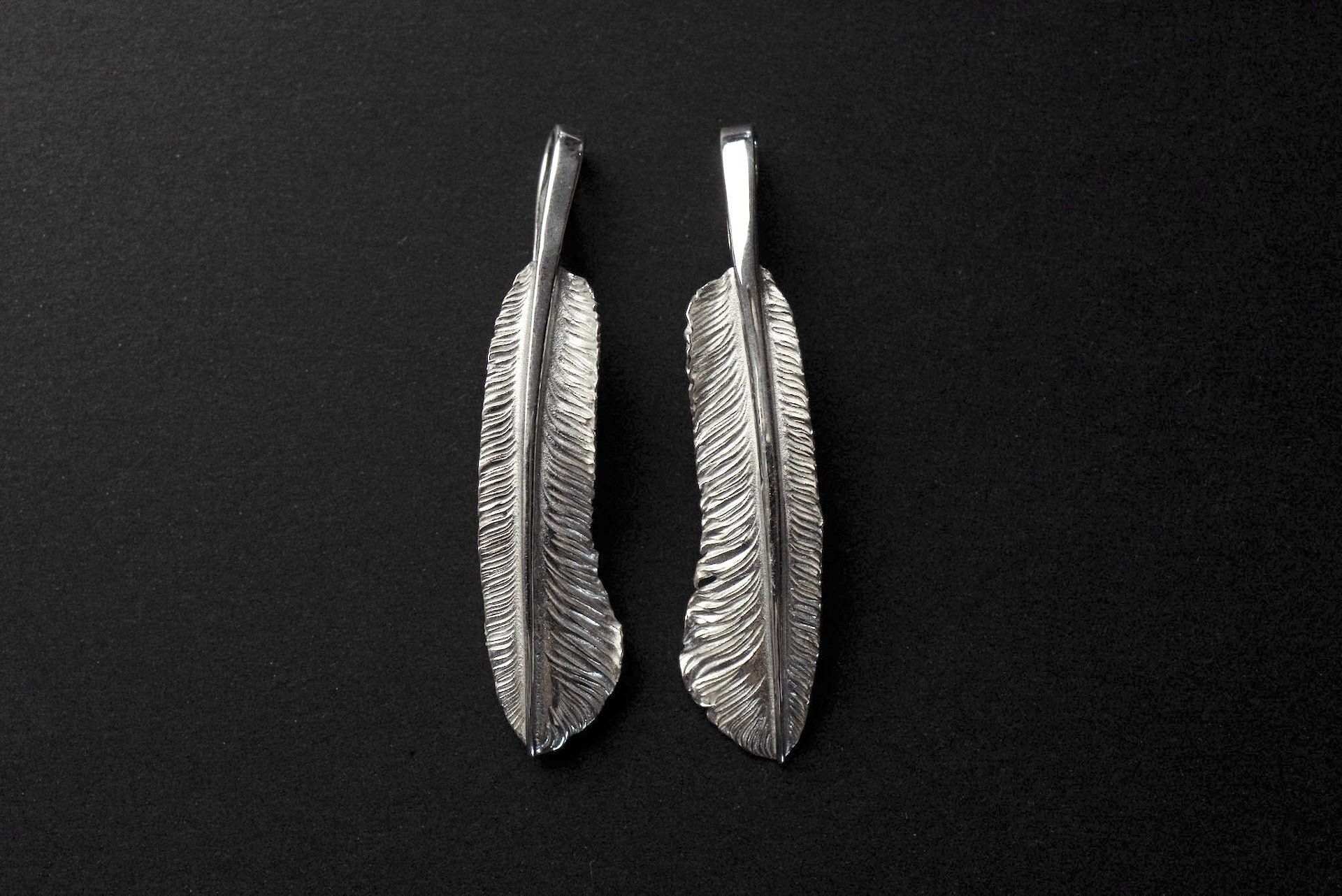 Legend "Small Feather" Silver Pendants