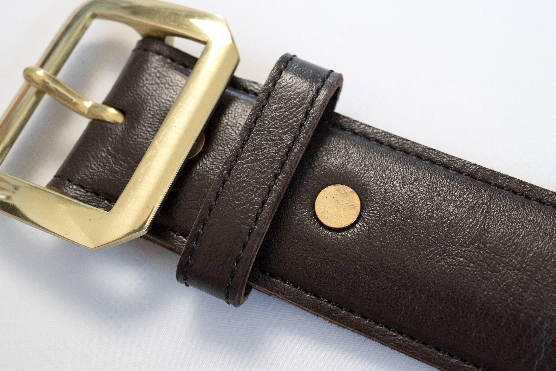 Inception by Accel Company Horsehide "Garrison Belt" (Brown Teacored)