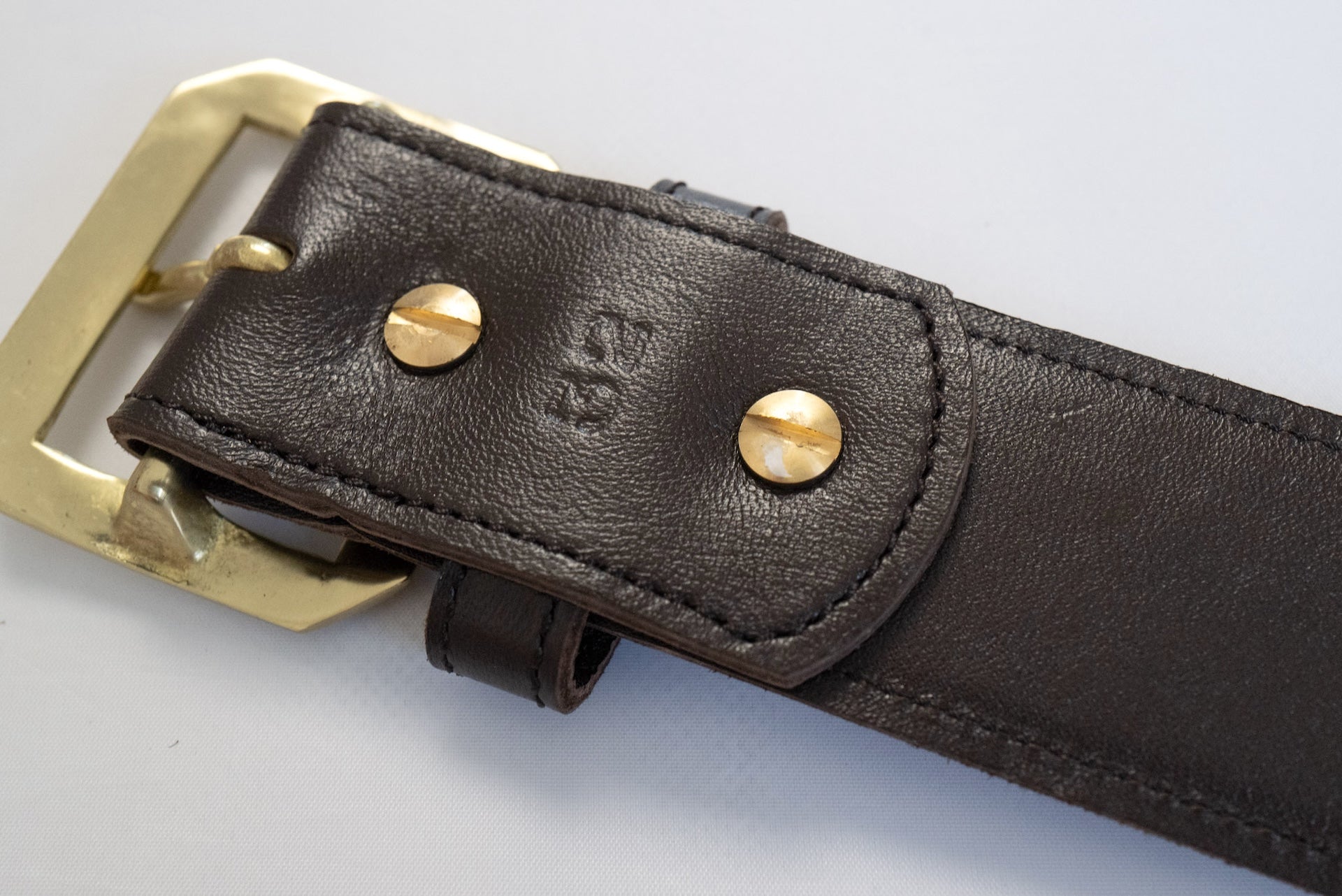 Inception by Accel Company Horsehide "Garrison Belt" (Brown Teacored)