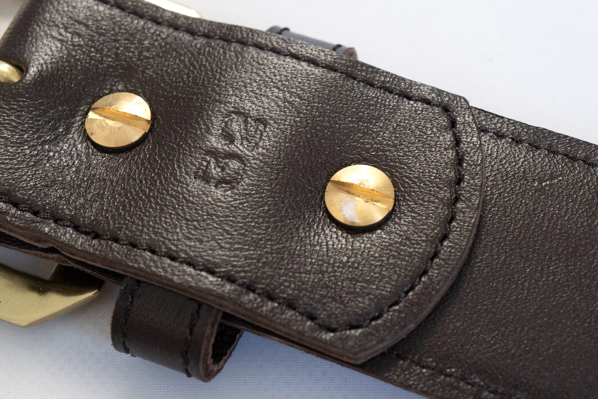 Inception by Accel Company Horsehide "Garrison Belt" (Brown Teacored)