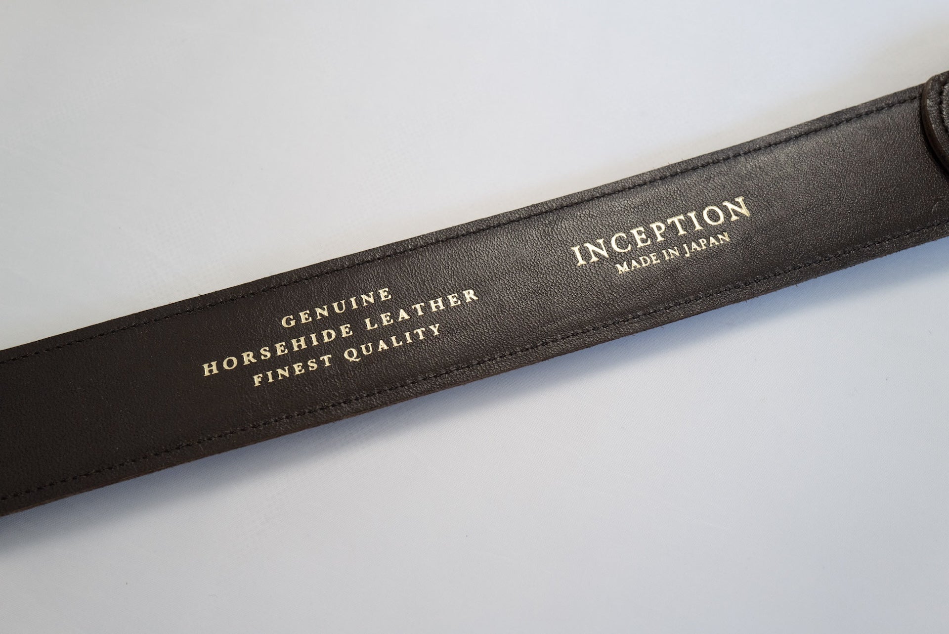 Inception by Accel Company Horsehide "Garrison Belt" (Brown Teacored)