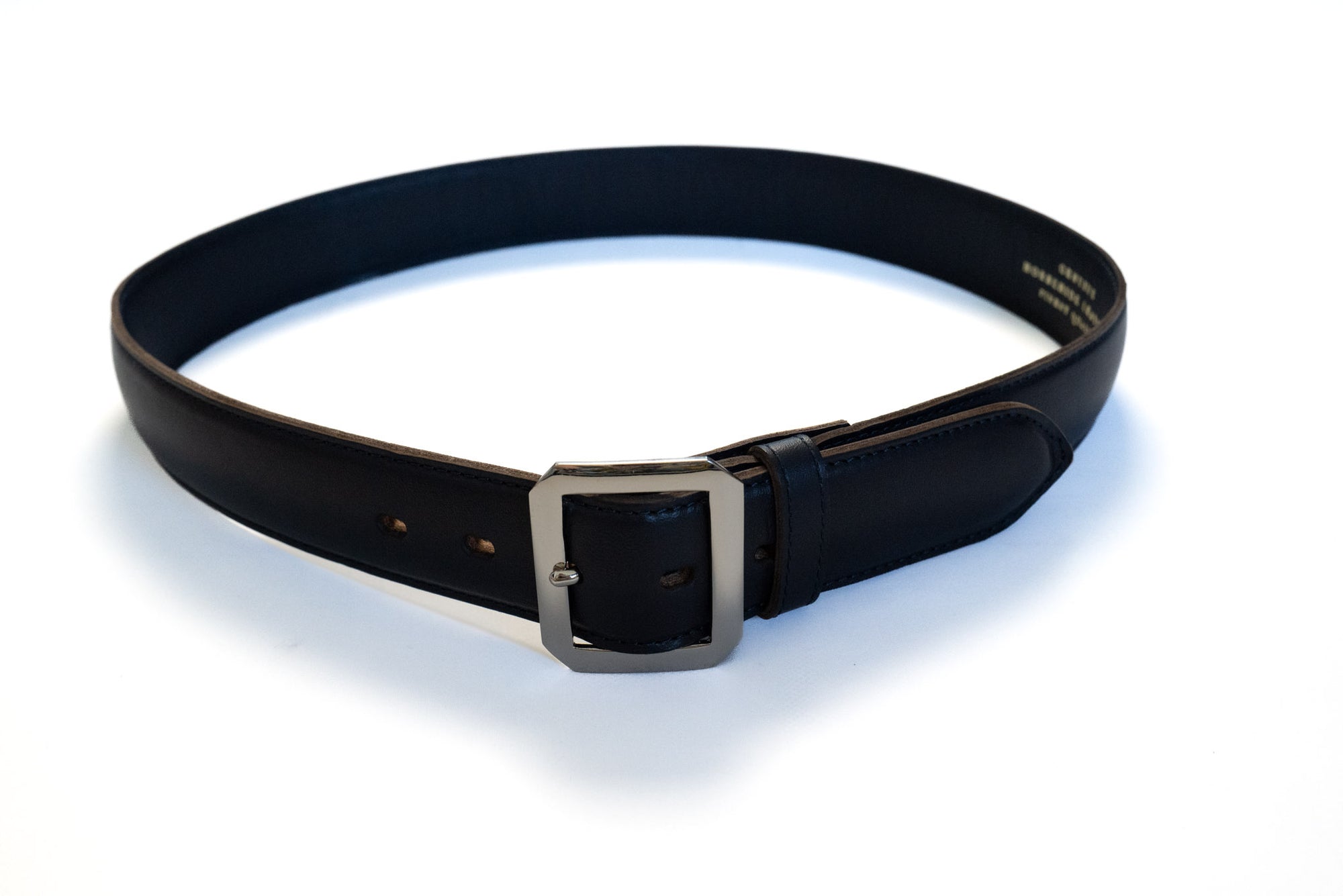 Inception by Accel Company Horsehide "Garrison Belt" (Navy Teacored)