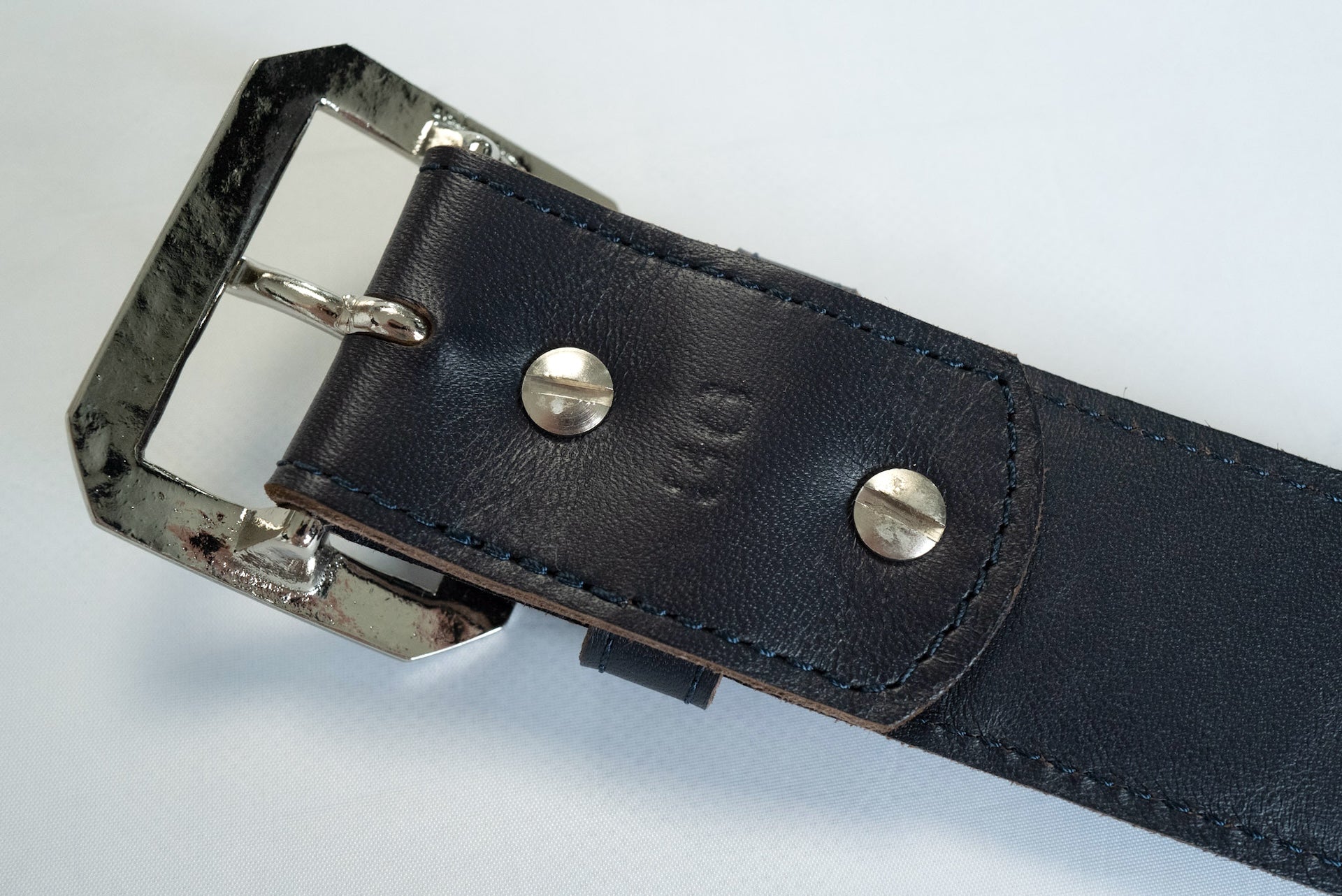 Inception by Accel Company Horsehide "Garrison Belt" (Navy Teacored)