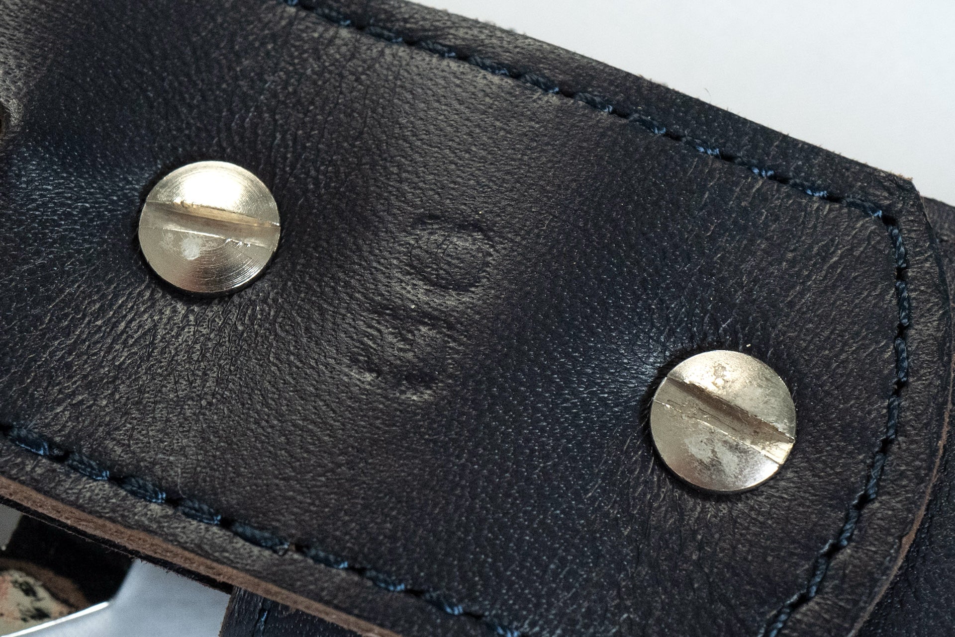 Inception by Accel Company Horsehide "Garrison Belt" (Navy Teacored)