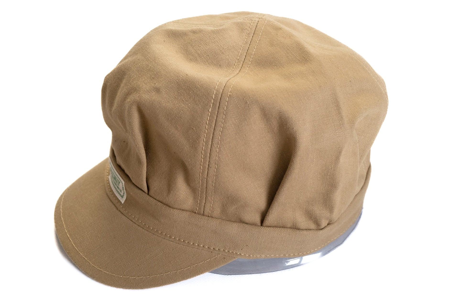 UES 12oz "Delivery Boy" Selvage Cotton Twill Work Cap (Beige)