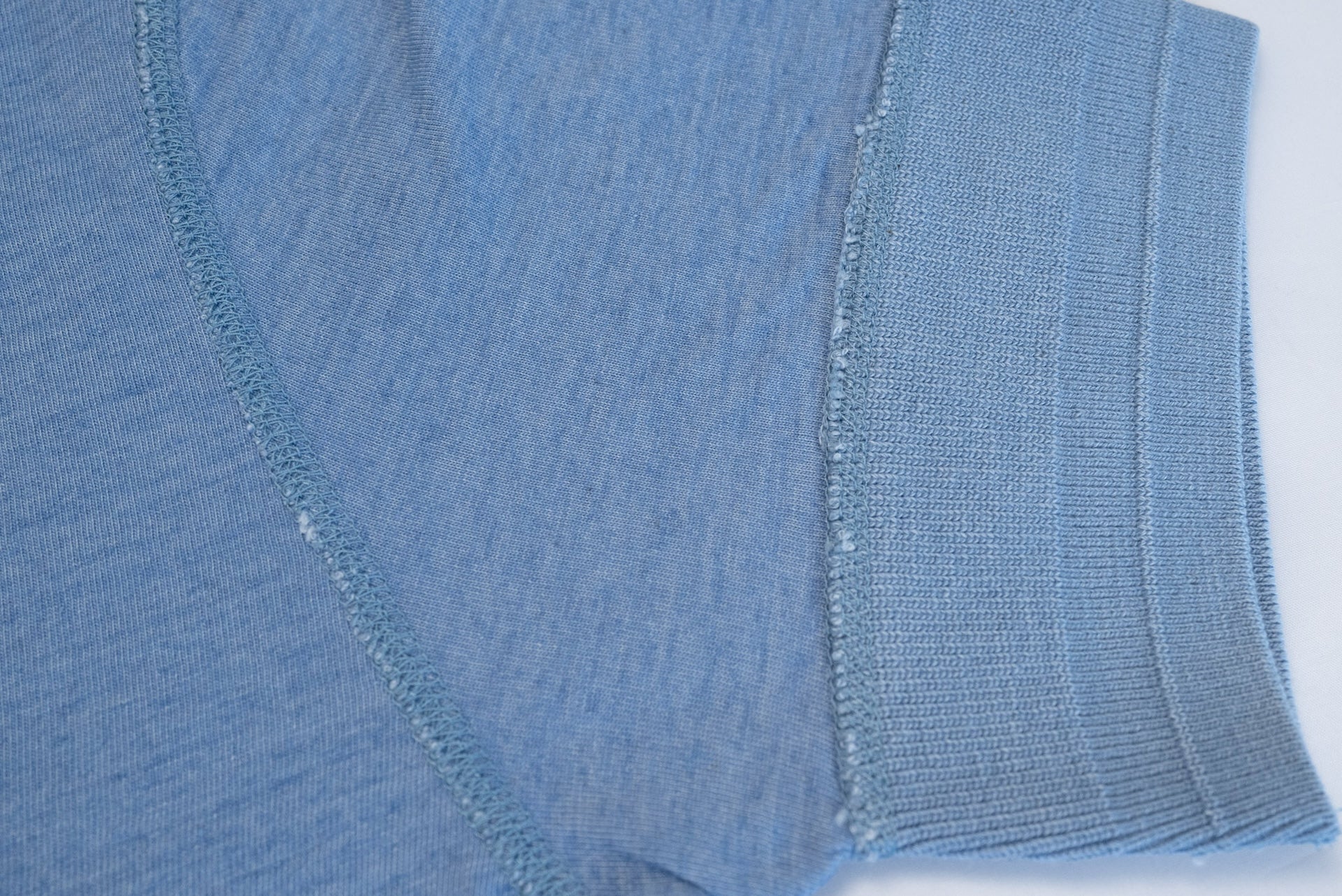 Pure Blue Japan 6.5oz "Signature" Indigo Dyed Henley Tee (Icy Indigo)