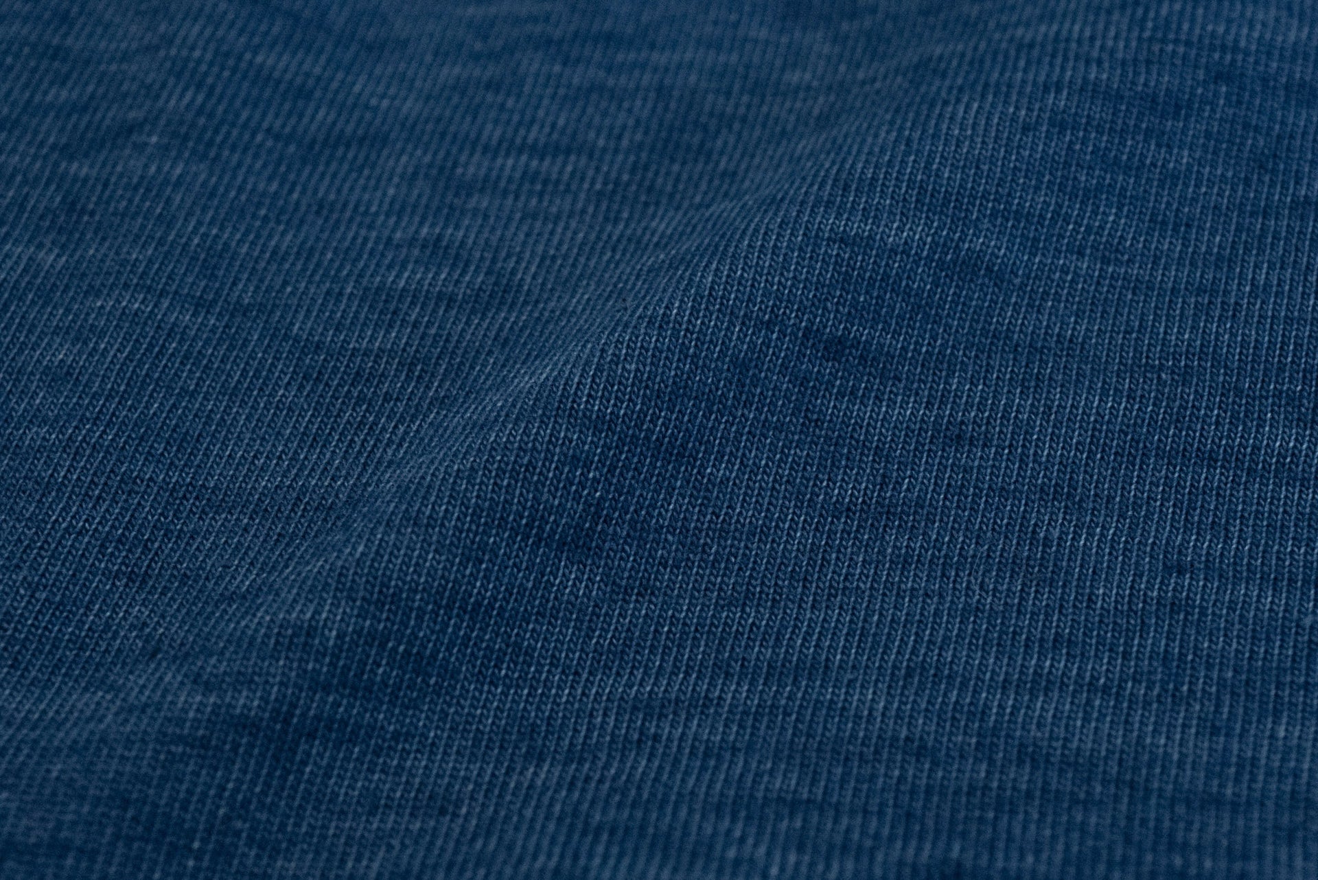 Pure Blue Japan 6.5oz "Signature" Indigo Dyed Henley Tee (Genuine Indigo)