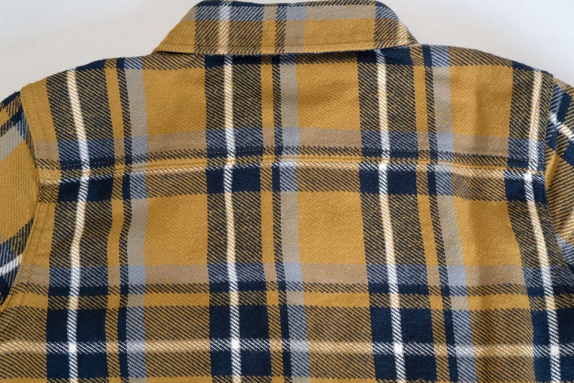 Pure Blue Japan 11oz Raised Flannel Early Workshirt (Camel)