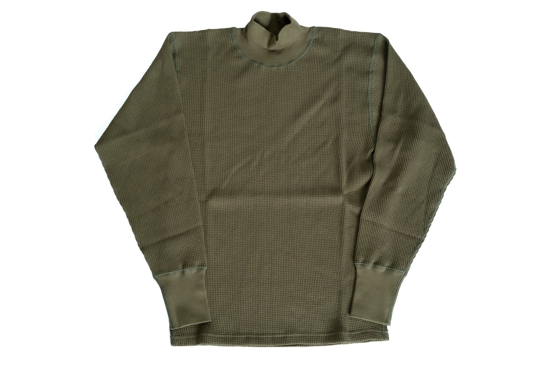 Freewheelers "Half Neck" Thermal Shirt (Olive)