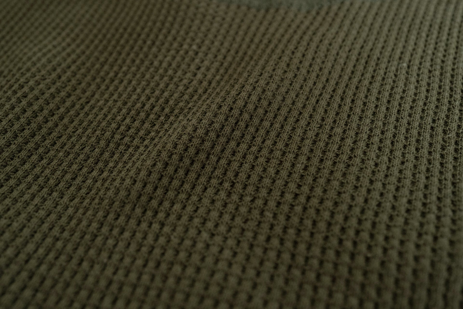 Freewheelers "Half Neck" Thermal Shirt (Olive)
