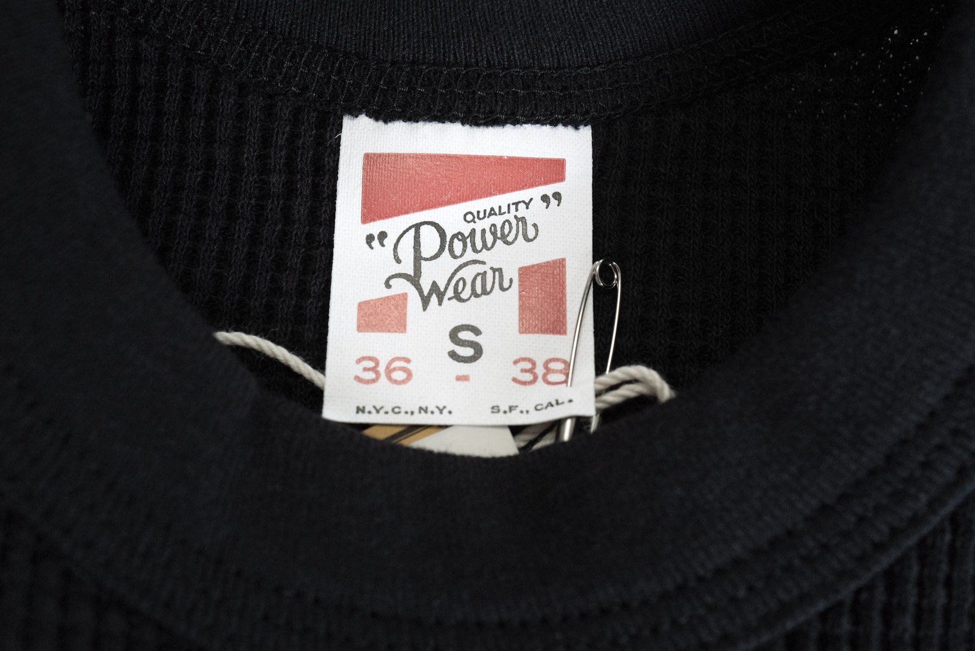 Freewheelers "Crew Neck" L/S Thermal (Black)