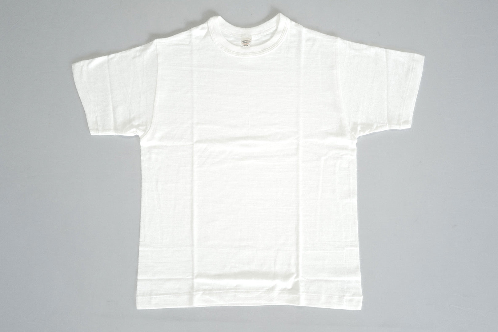 Warehouse 5.5oz "Bamboo Textured" Plain Tee (White)