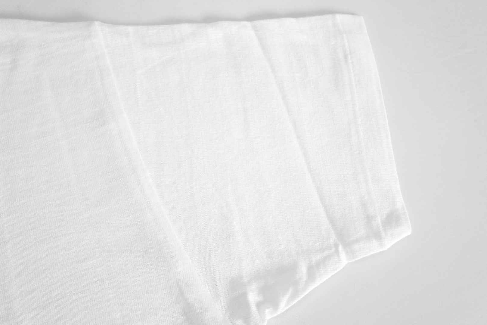 Warehouse 5.5oz "Bamboo Textured" Plain Tee (White)