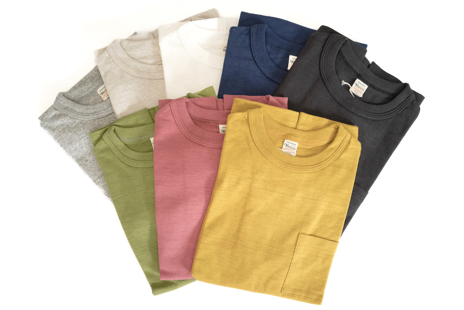 Warehouse 5.5oz "Bamboo Textured" Pocket Tee (Oatmeal)