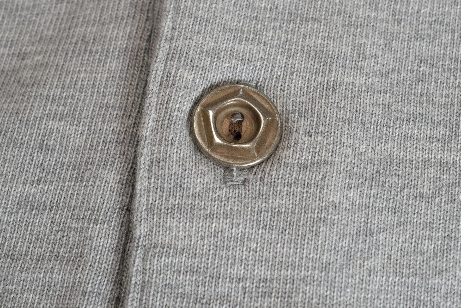 Studio D'Artisan X CORLECTION 7.5oz 'Suvin Gold' Ultimate Loopwheeled L/S Henley Tee (Heather Grey)