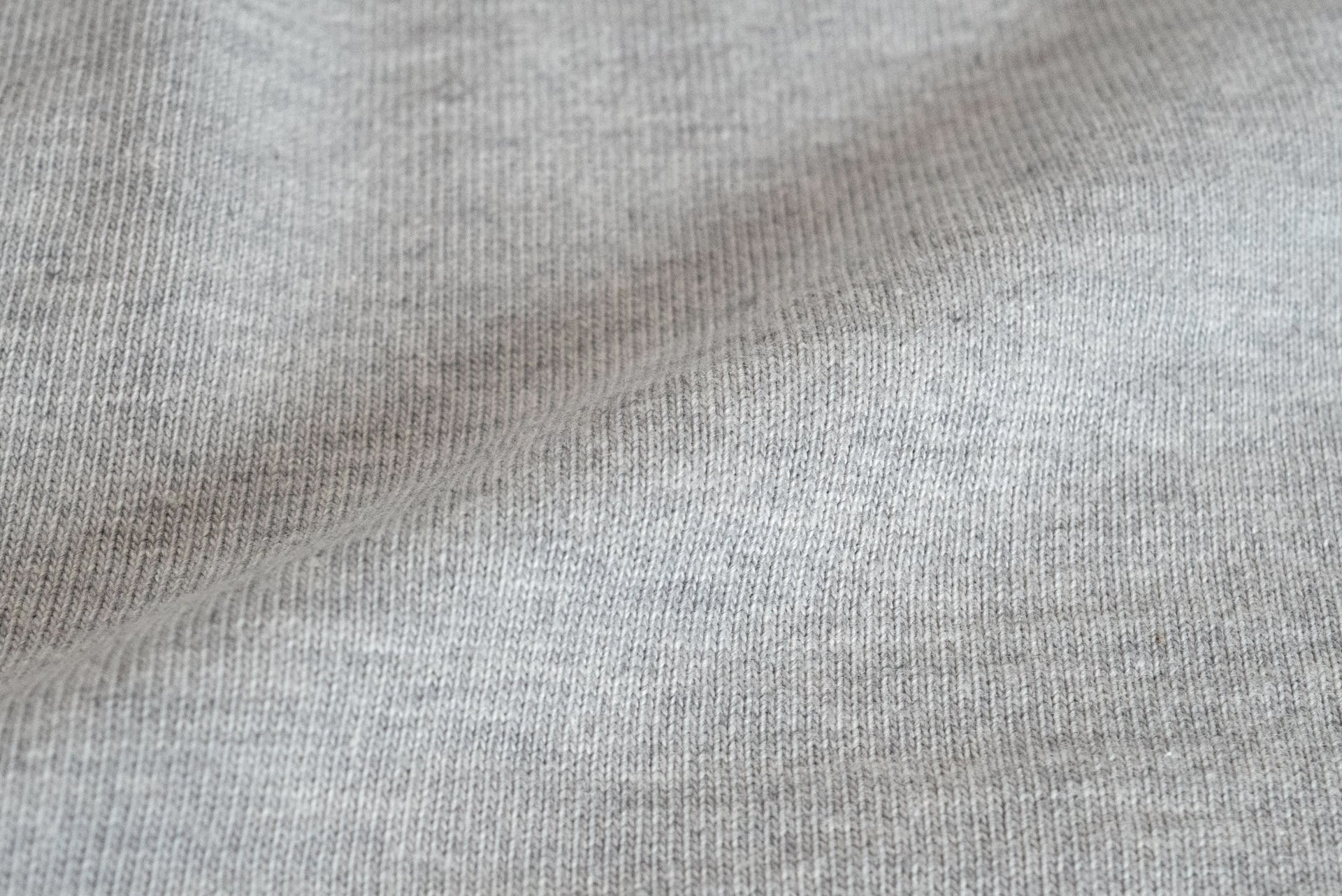 Studio D'Artisan X CORLECTION 7.5oz 'Suvin Gold' Ultimate Loopwheeled L/S Henley Tee (Heather Grey)