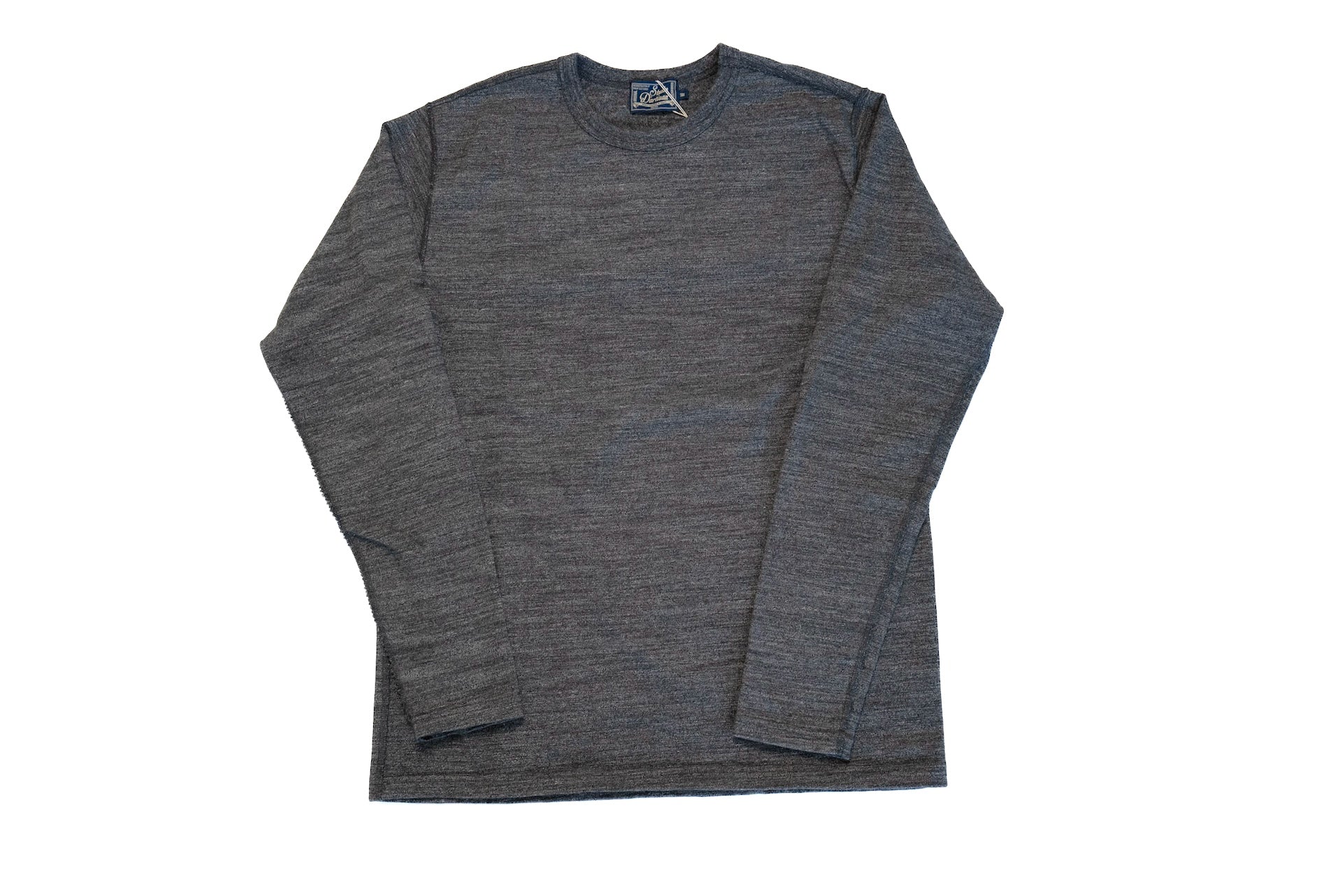 Studio D'Artisan X CORLECTION 7.5oz 'Suvin Gold' Ultimate Loopwheeled L/S Tee (Heather Ink)