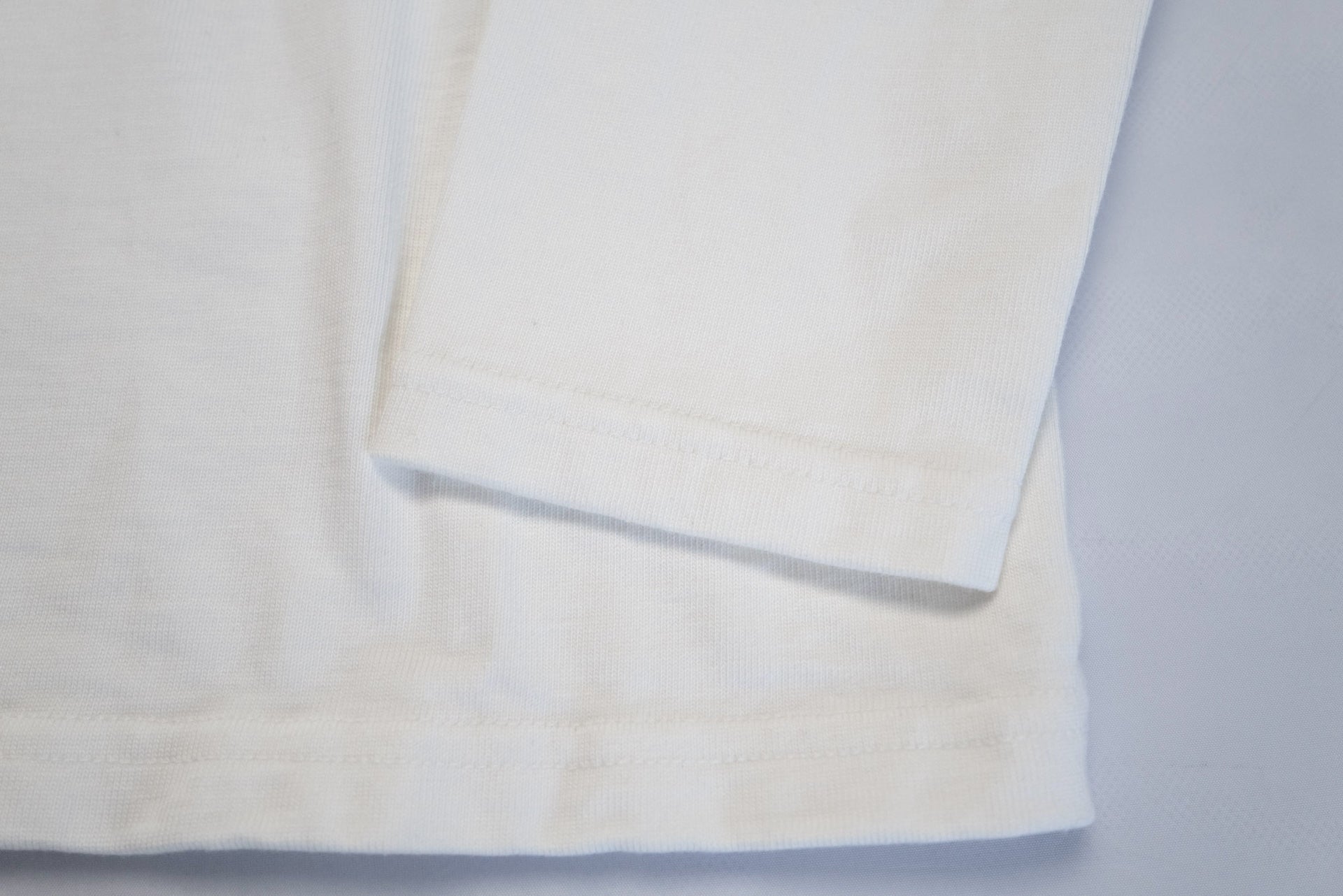 Studio D'Artisan X CORLECTION 7.5oz 'Suvin Gold' Ultimate Loopwheeled L/S Tee (White)