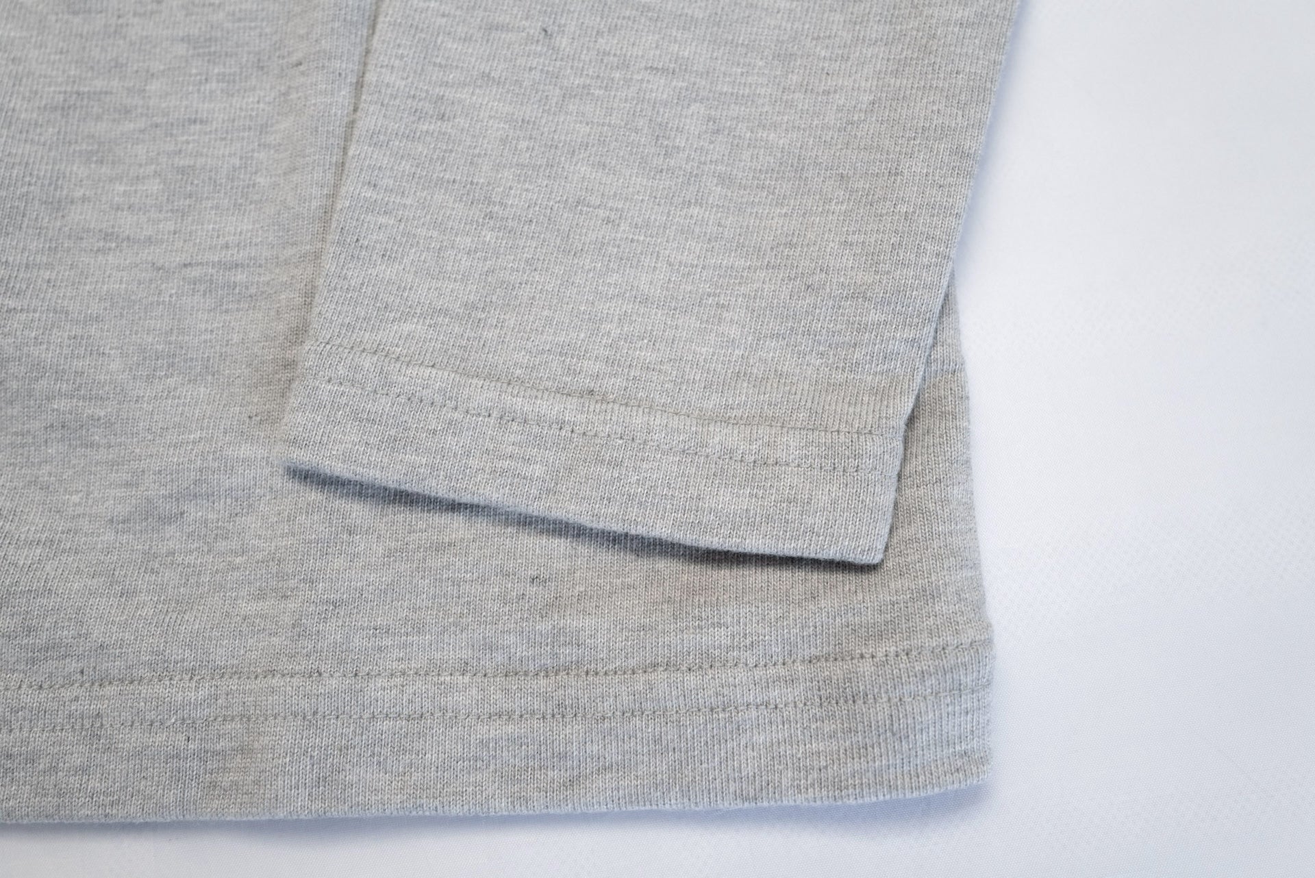 Studio D'Artisan X CORLECTION 7.5oz 'Suvin Gold' Ultimate Loopwheeled L/S Tee (Heather Grey)