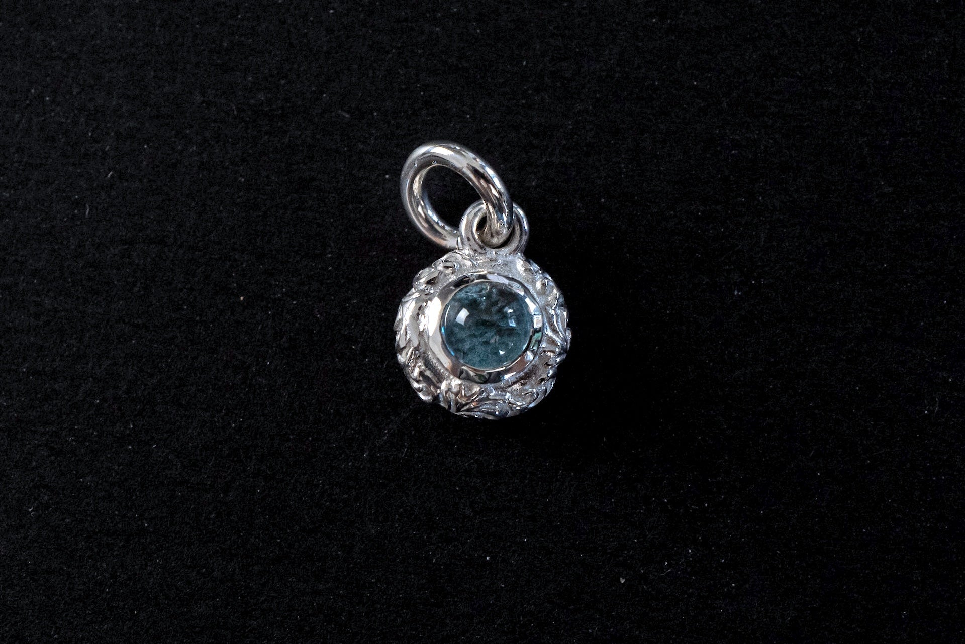 Legend Mini "Flora" Pendant With Blue Topaz (P-168-BT)