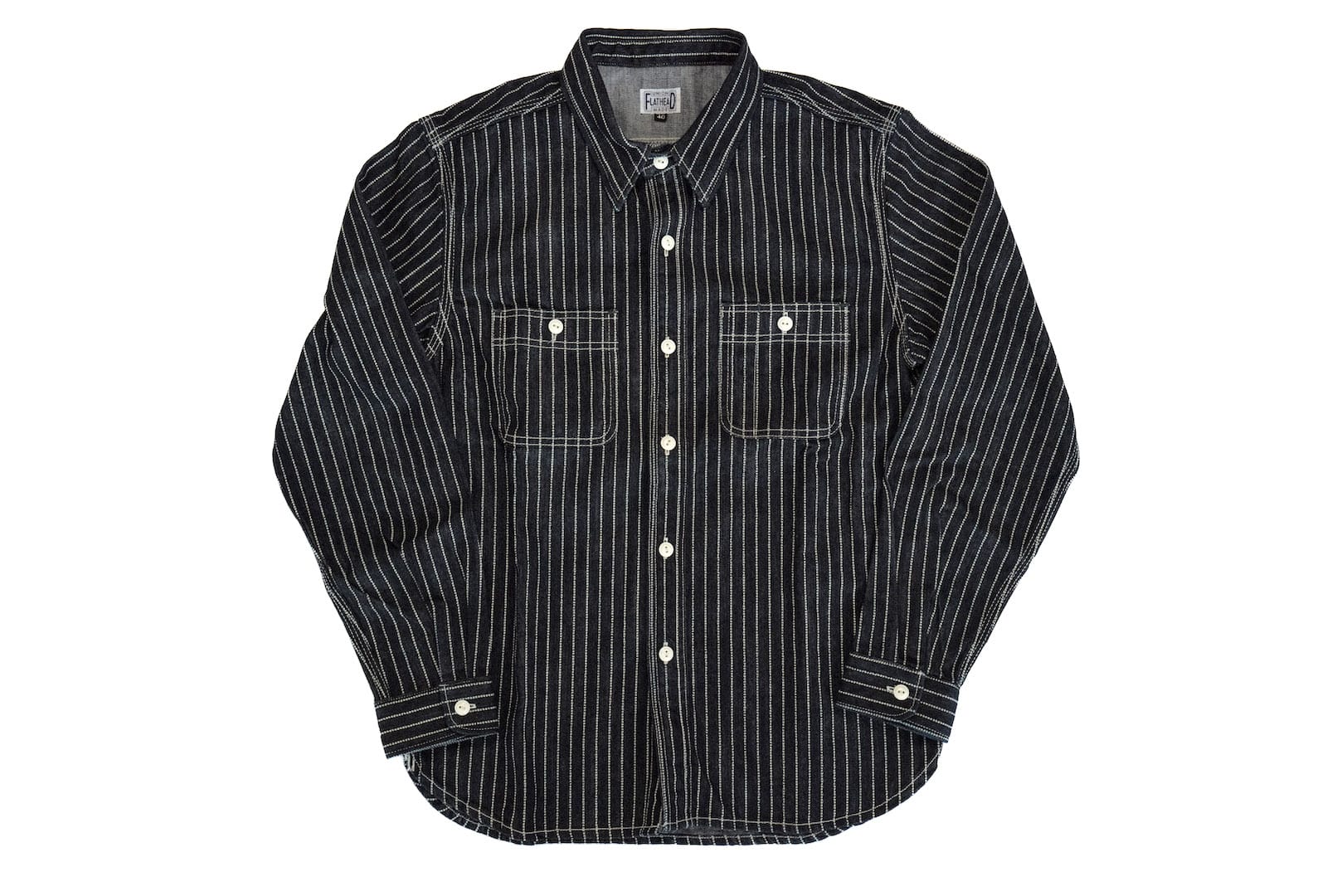 The Flat Head 11oz Indigo Wabash Workshirt