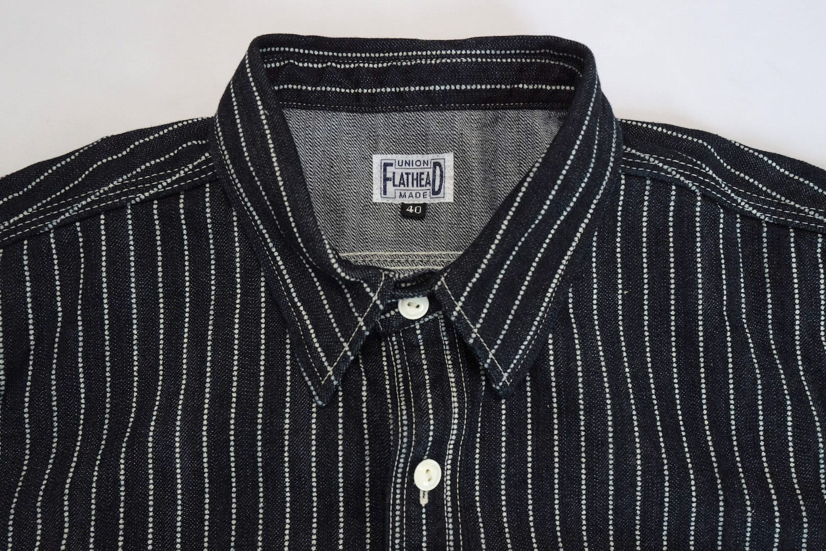 The Flat Head 11oz Indigo Wabash Workshirt