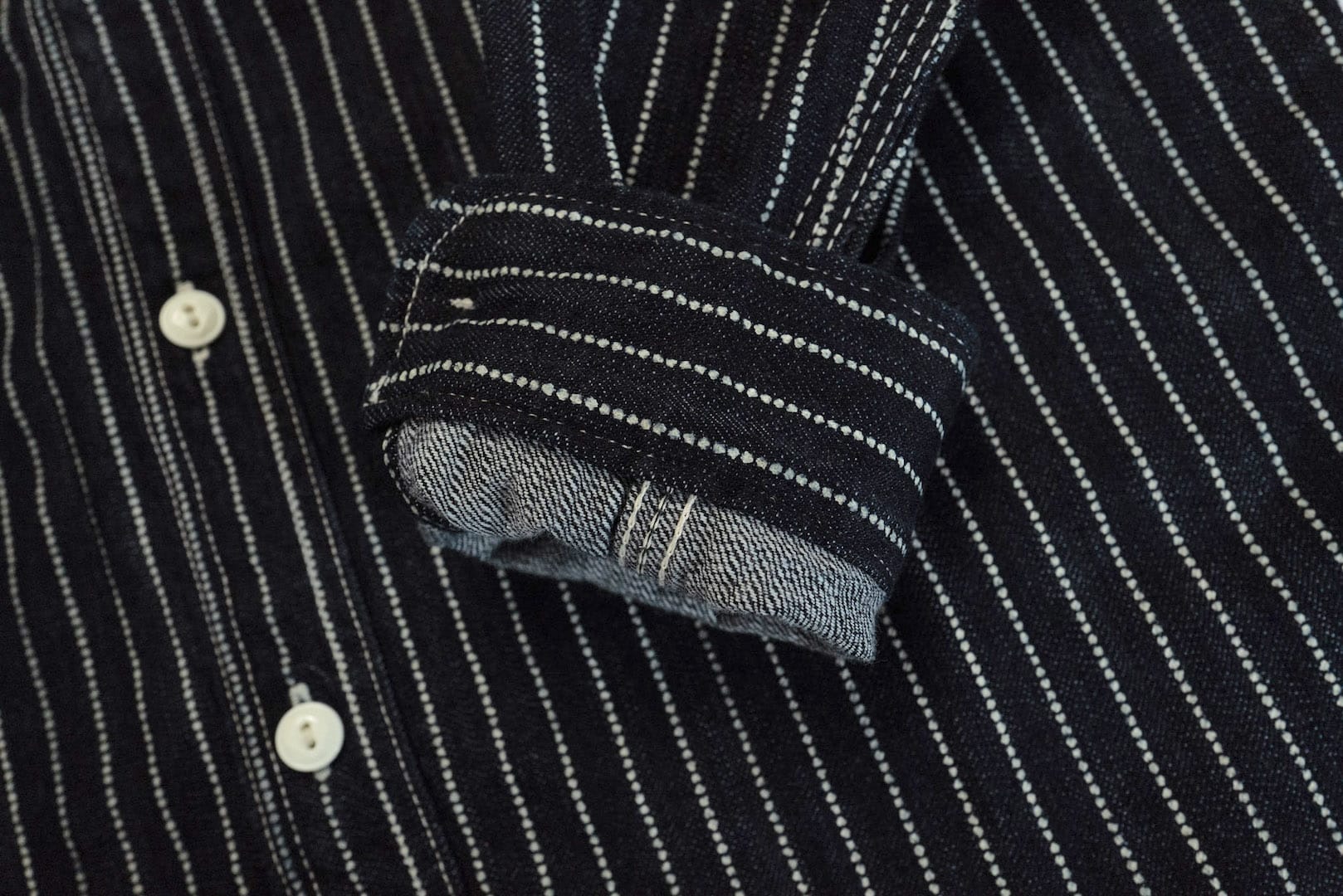 The Flat Head 11oz Indigo Wabash Workshirt