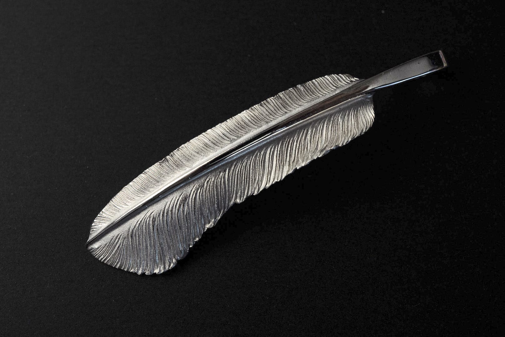 Legend "X-Large Feather" Silver Pendants