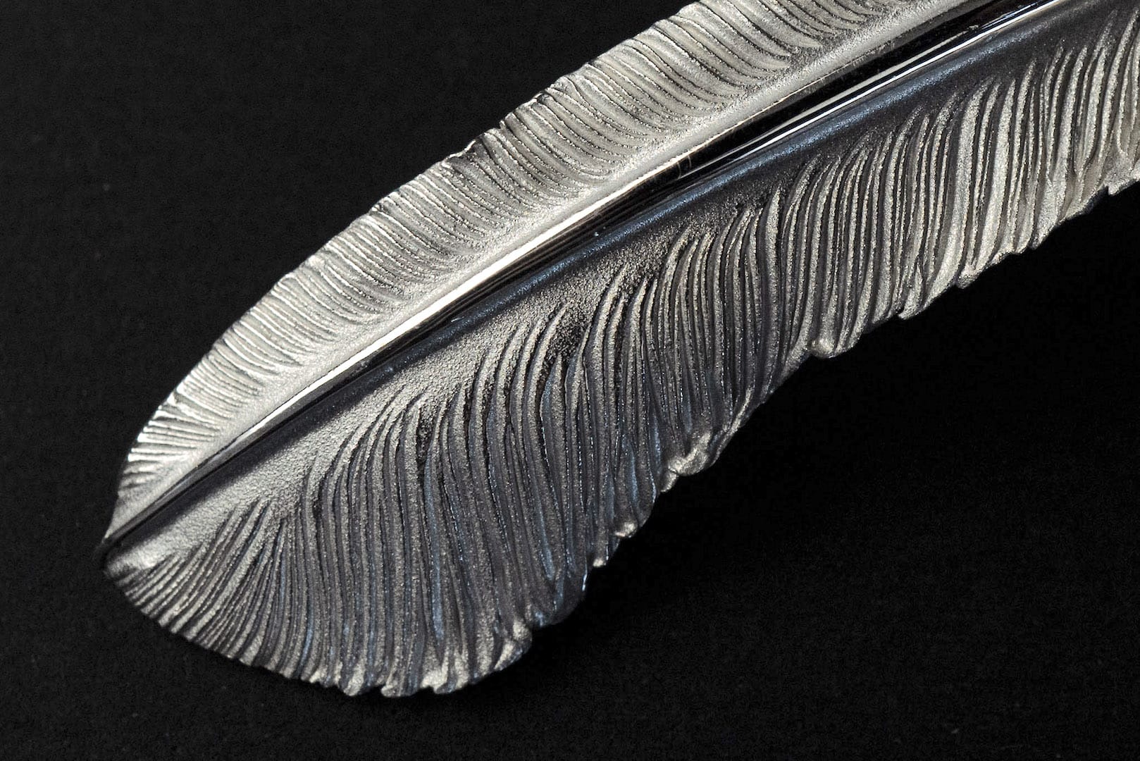 Legend "X-Large Feather" Silver Pendants