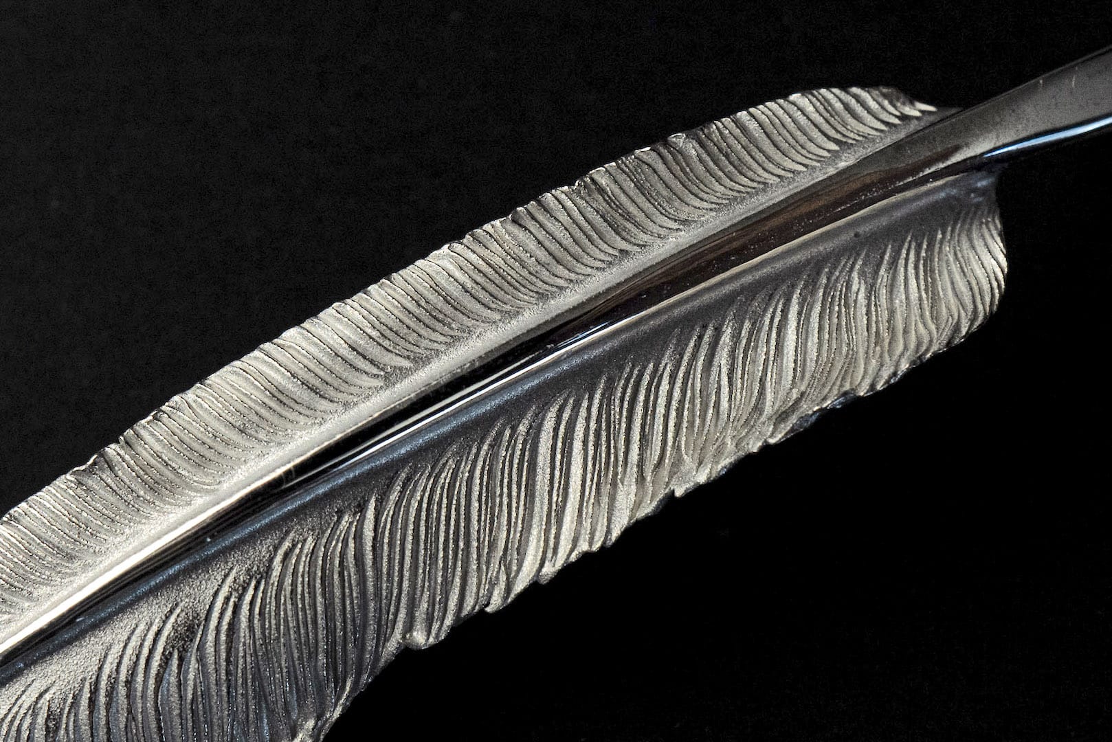 Legend "X-Large Feather" Silver Pendants